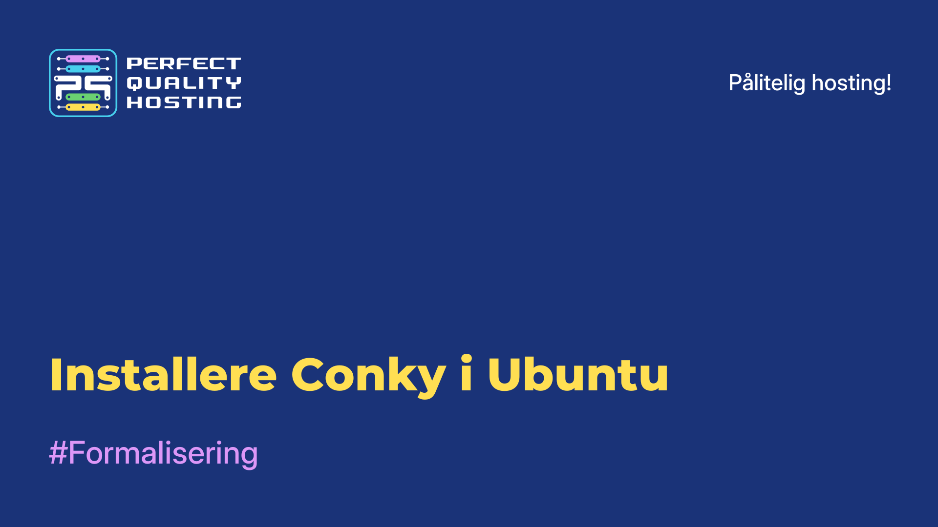 Installere Conky i Ubuntu