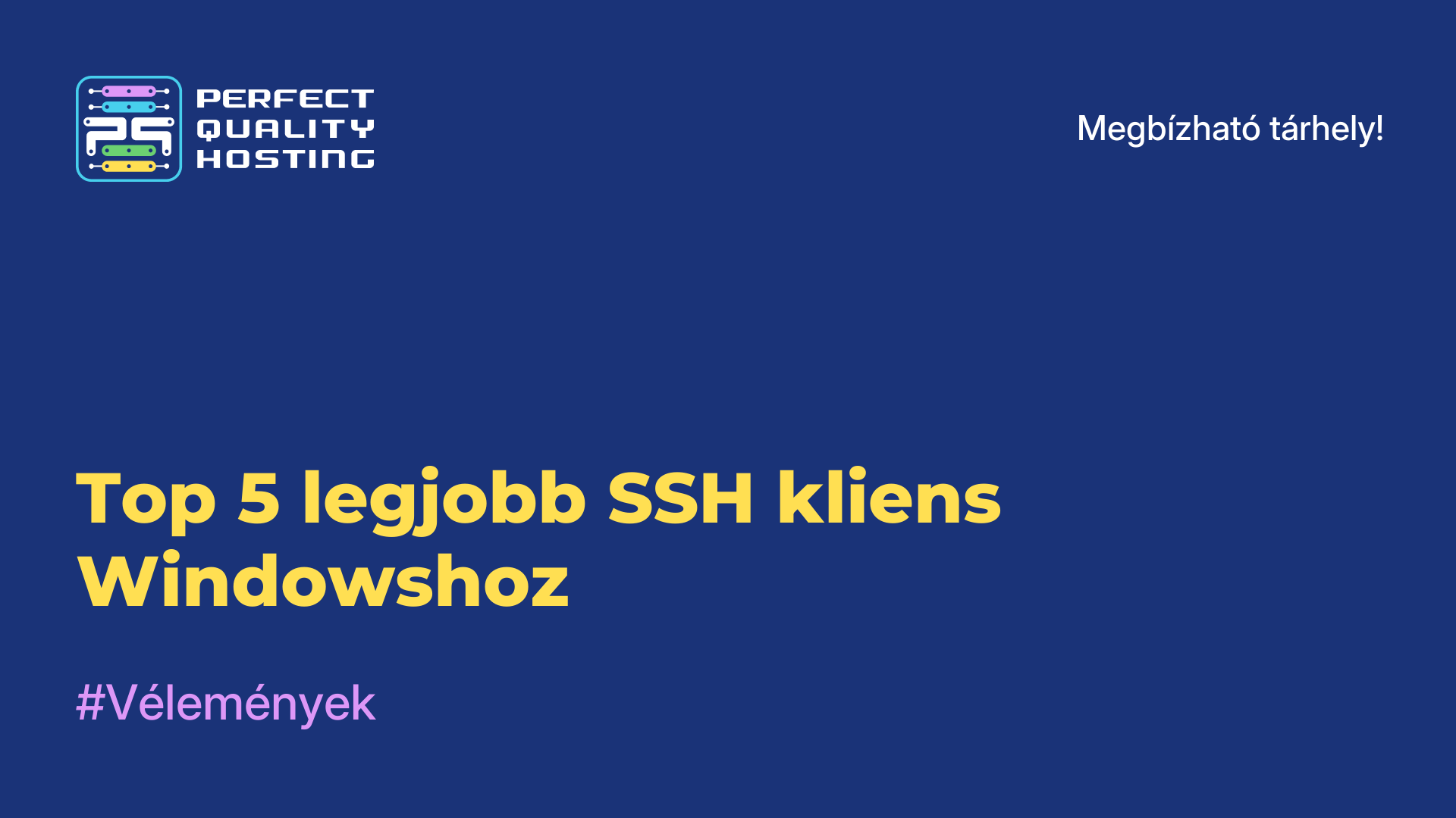 Top 5 legjobb SSH kliens Windowshoz