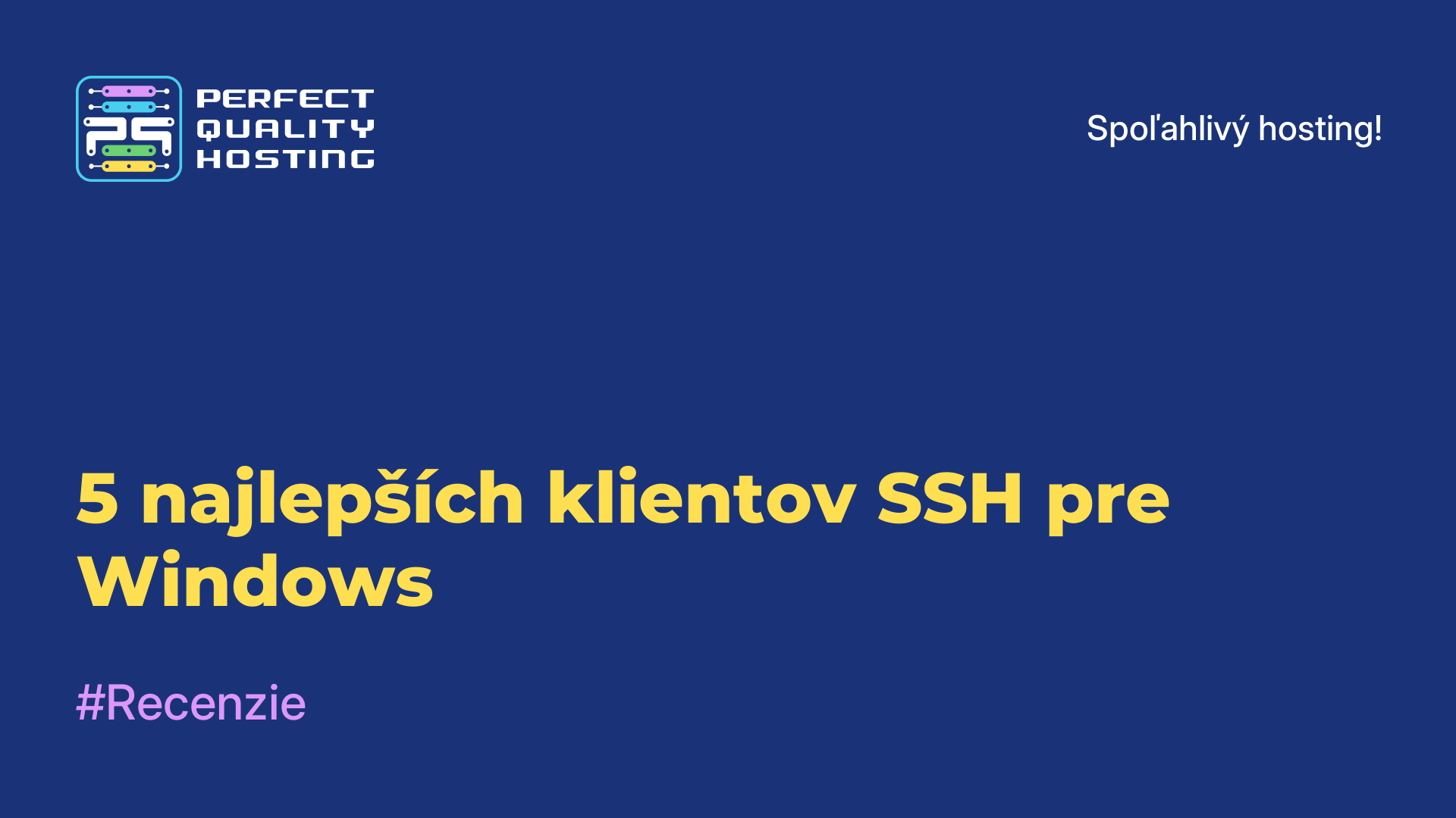 5 najlepších klientov SSH pre Windows