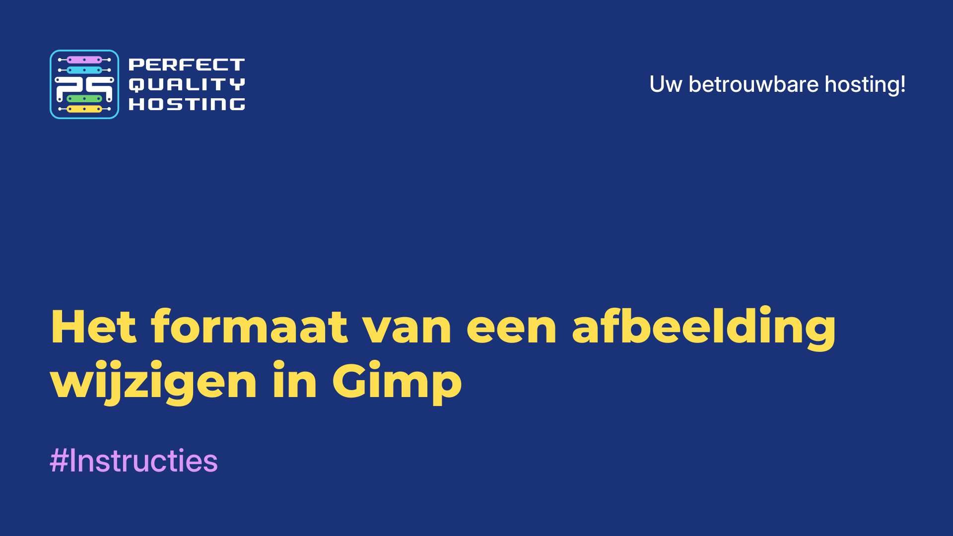 Het formaat van een afbeelding wijzigen in Gimp