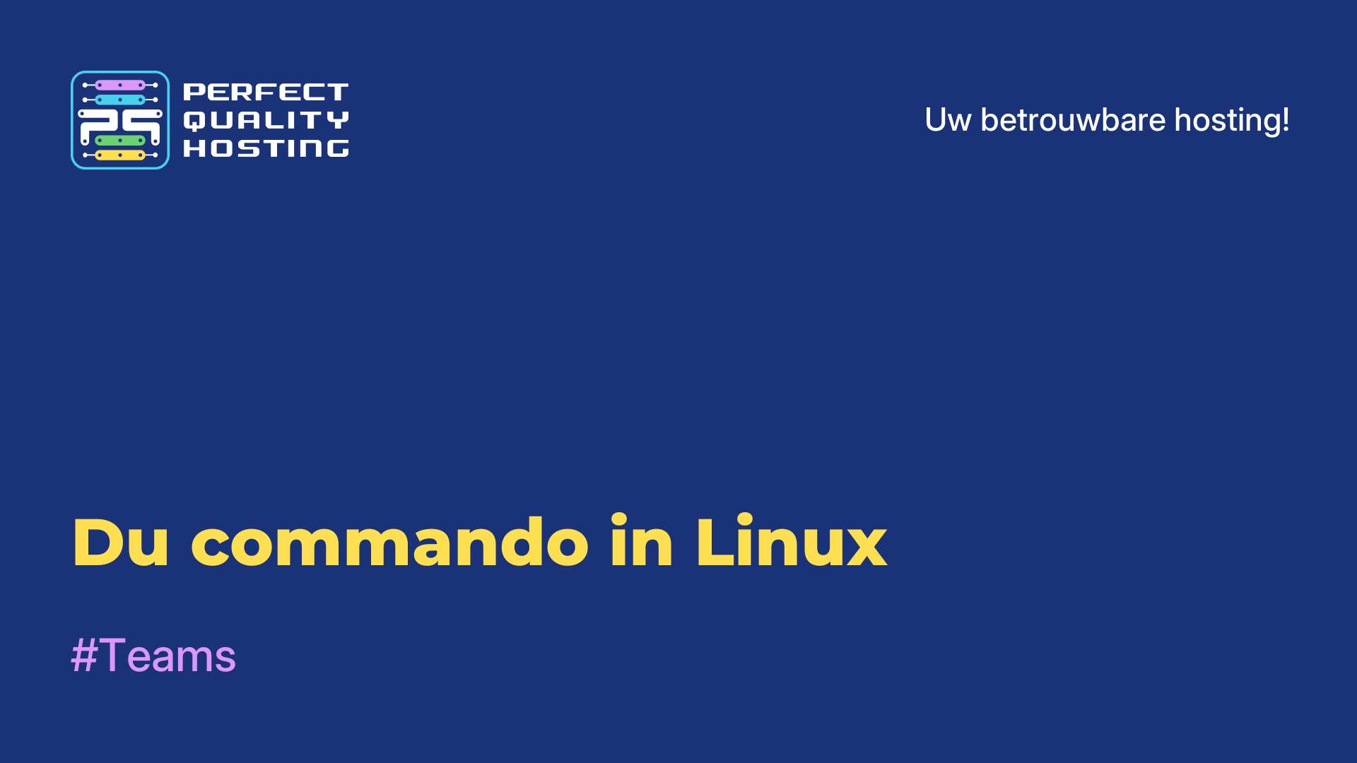 Du commando in Linux