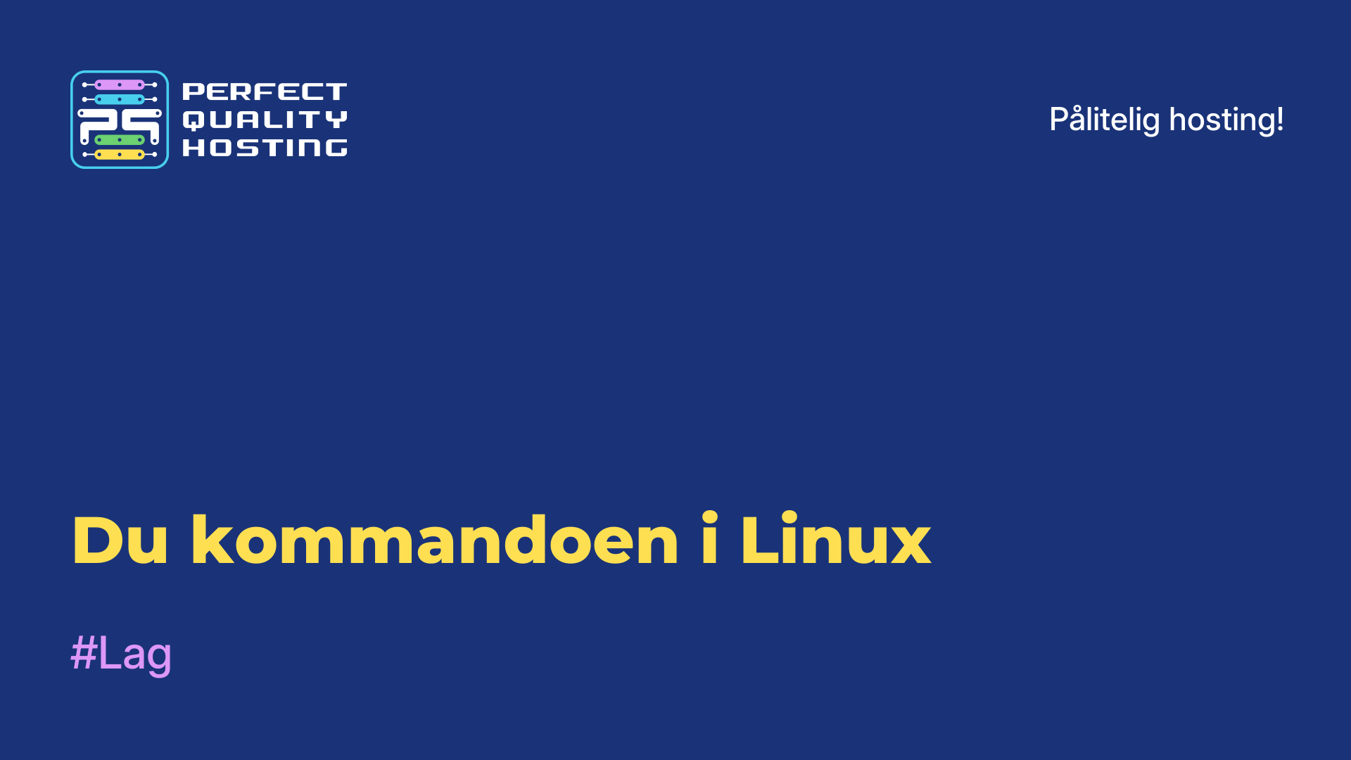 Du-kommandoen i Linux