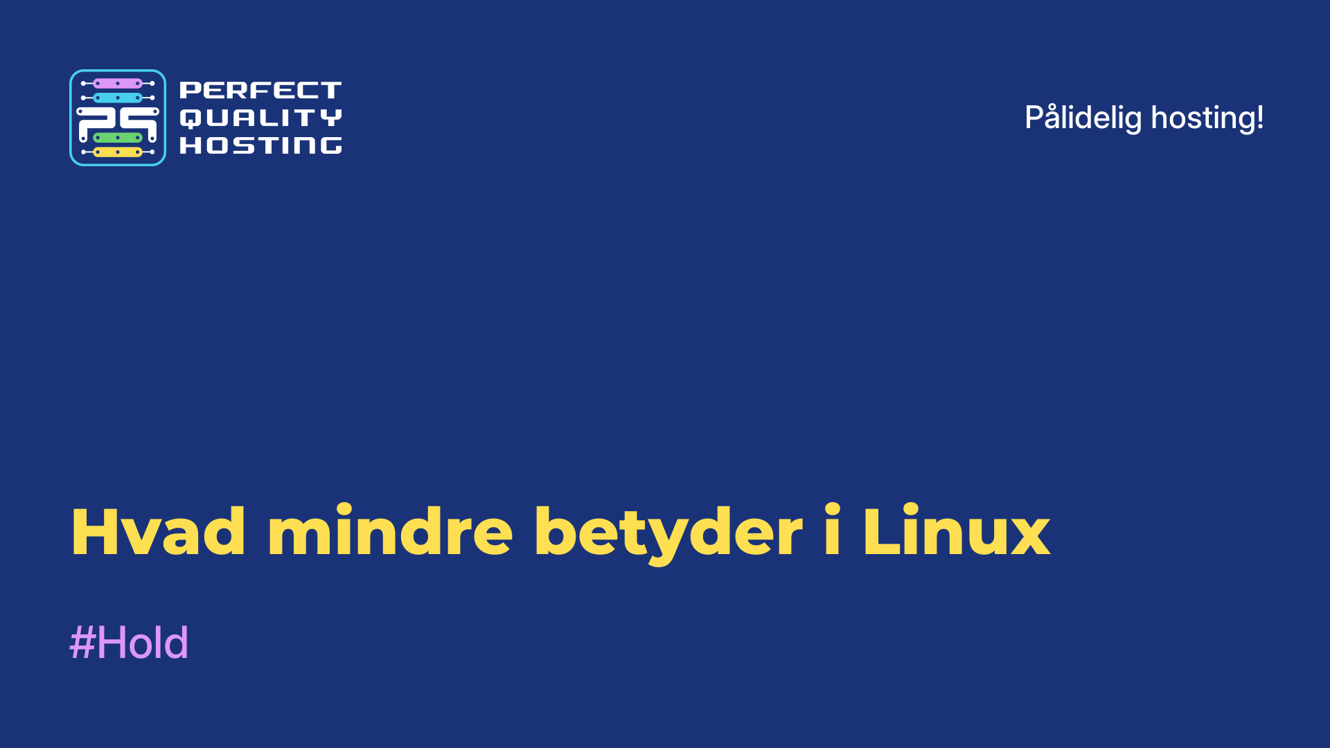 Hvad mindre betyder i Linux