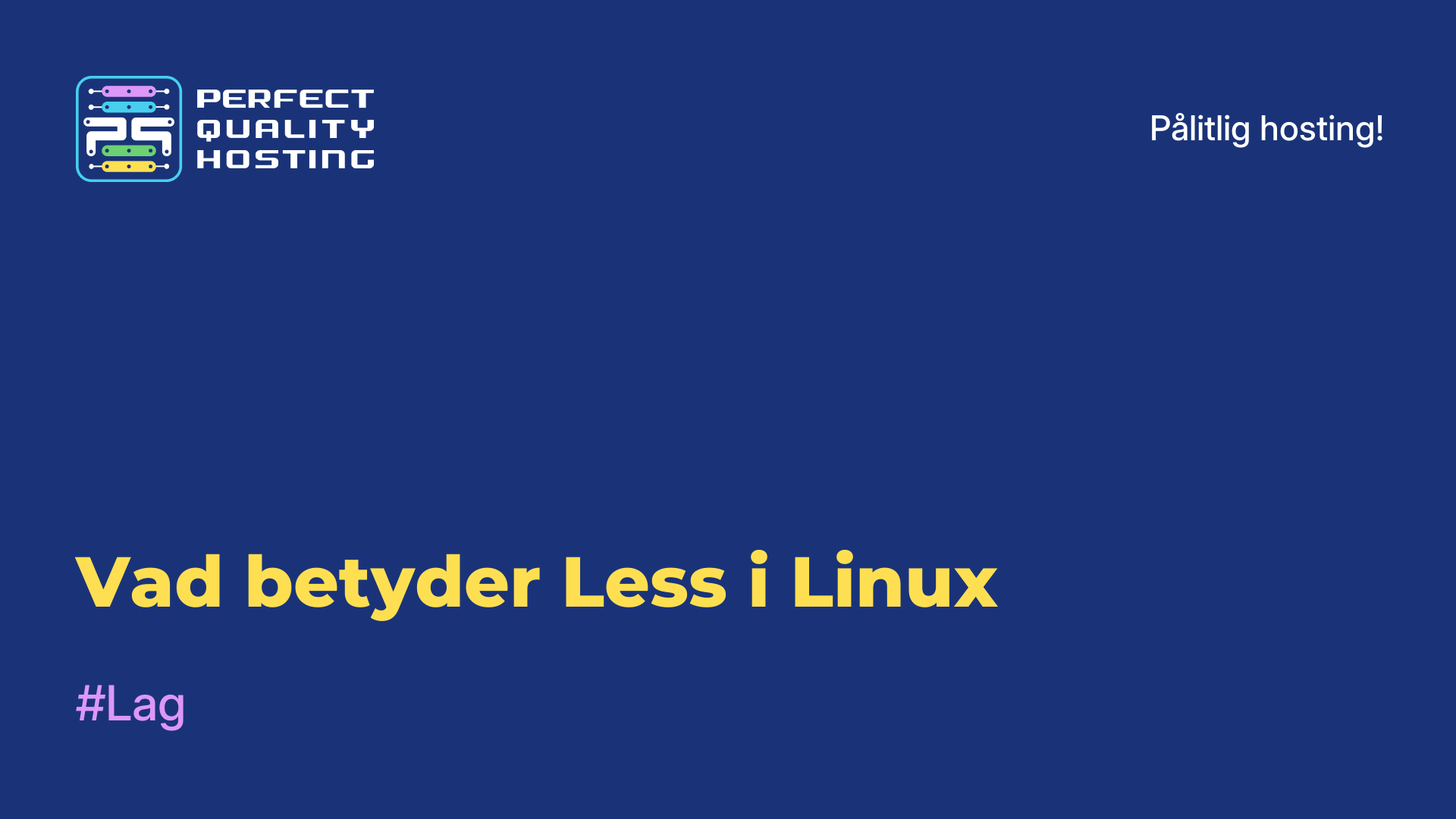 Vad betyder Less i Linux