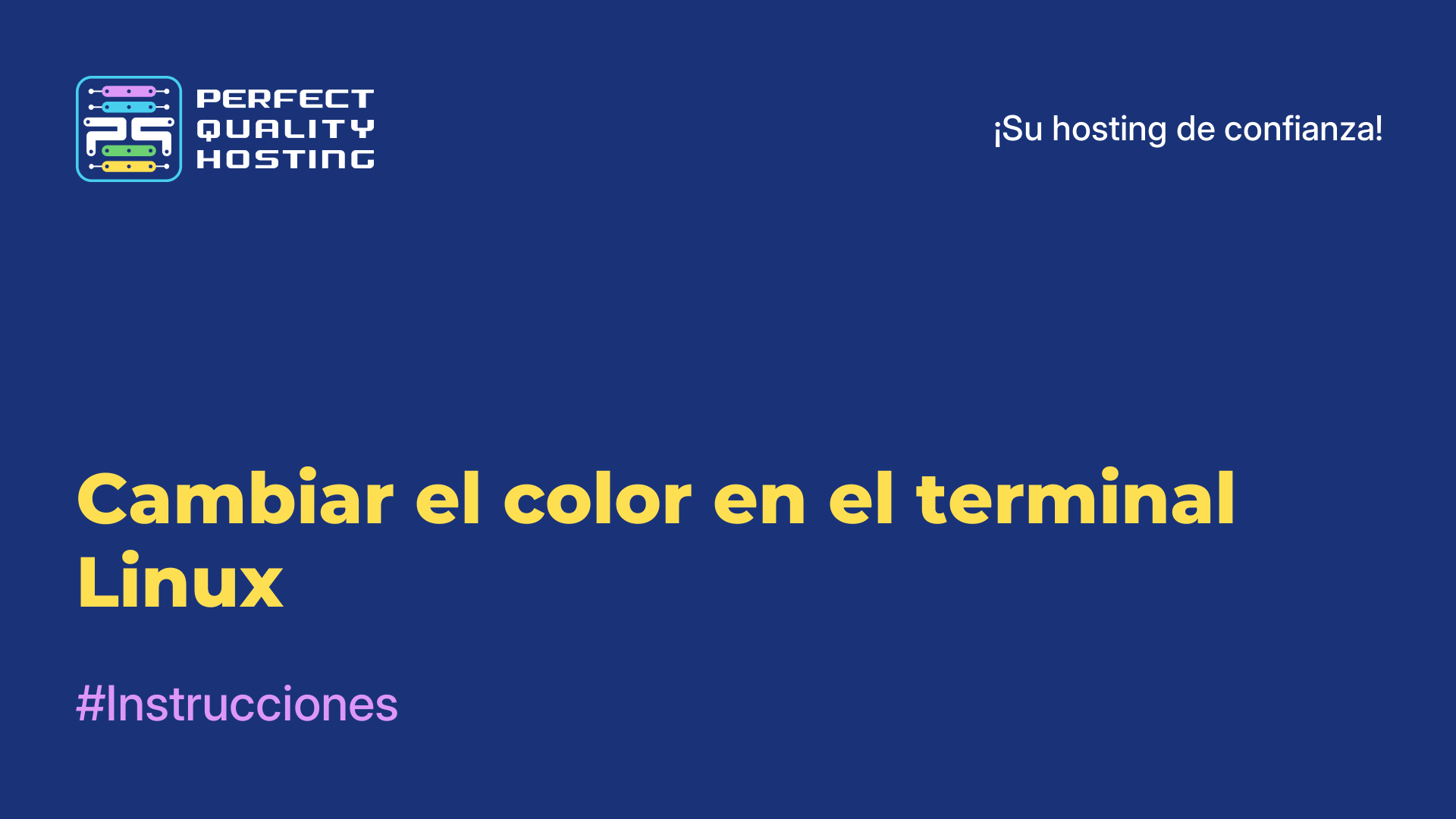 Cambiar el color en el terminal Linux