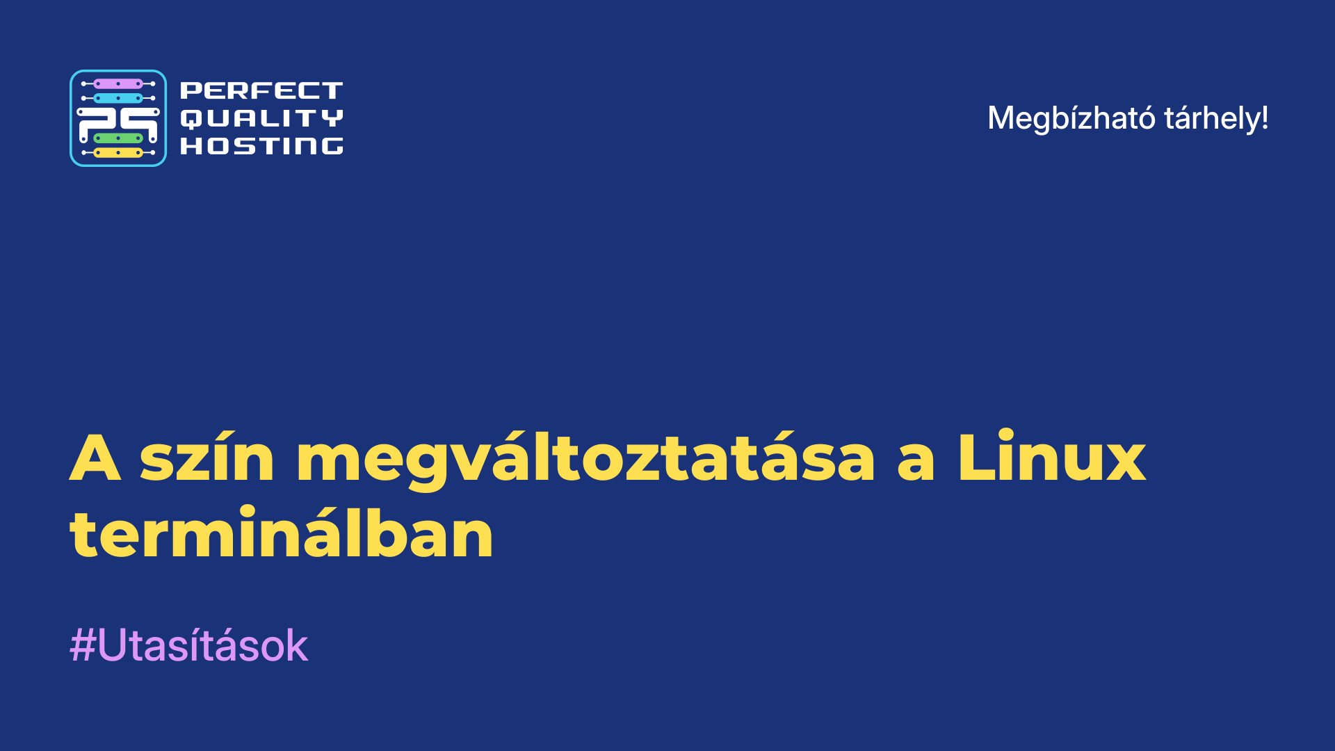 A szín megváltoztatása a Linux terminálban