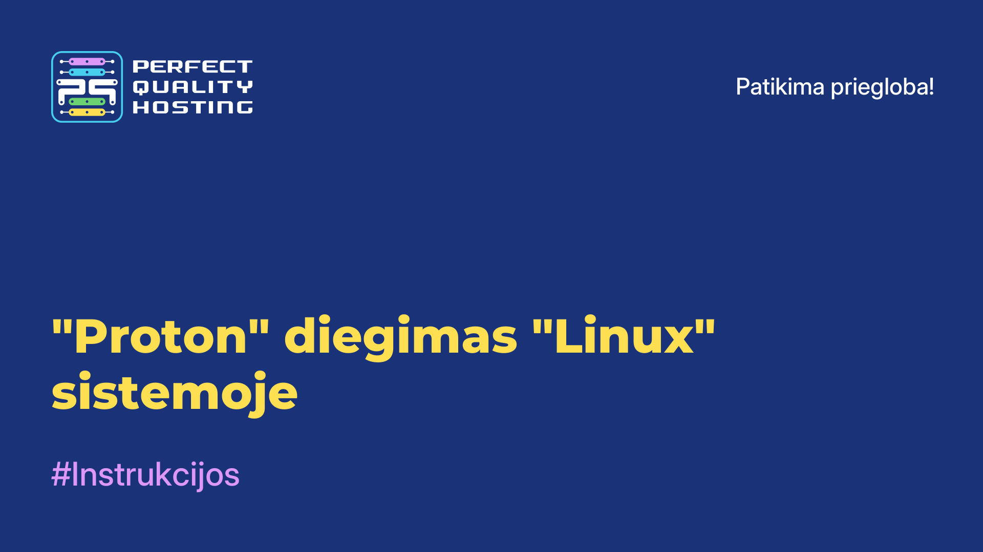 "Proton" diegimas "Linux" sistemoje