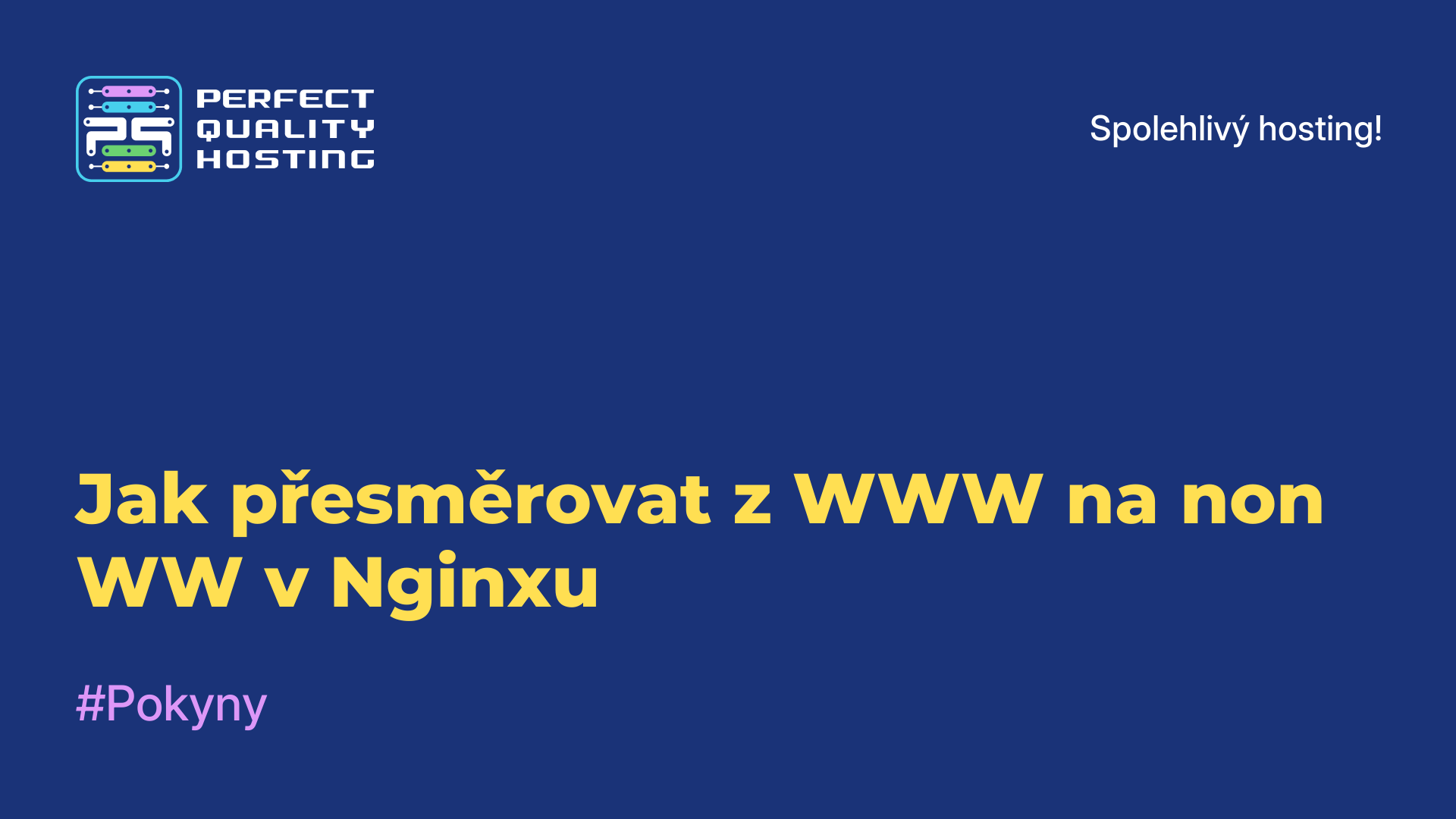 Jak přesměrovat z WWW na non-WW v Nginxu