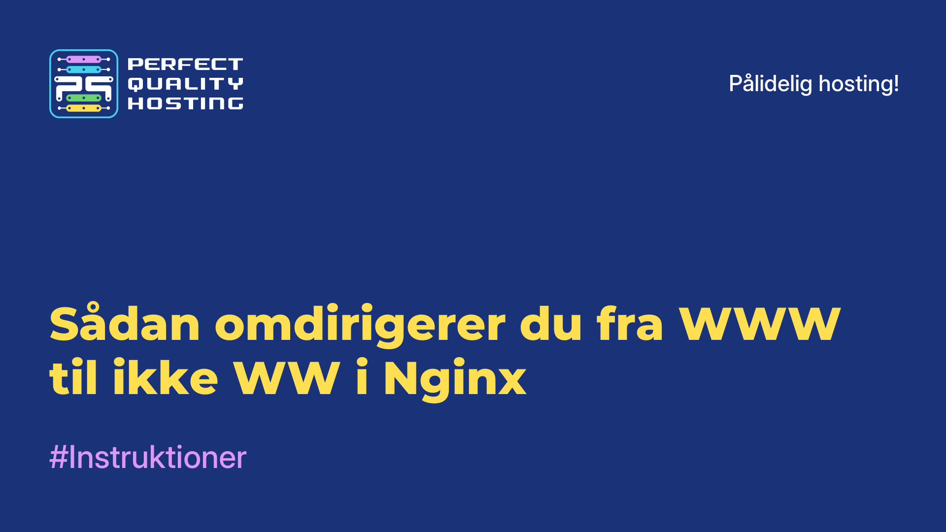 Sådan omdirigerer du fra WWW til ikke-WW i Nginx