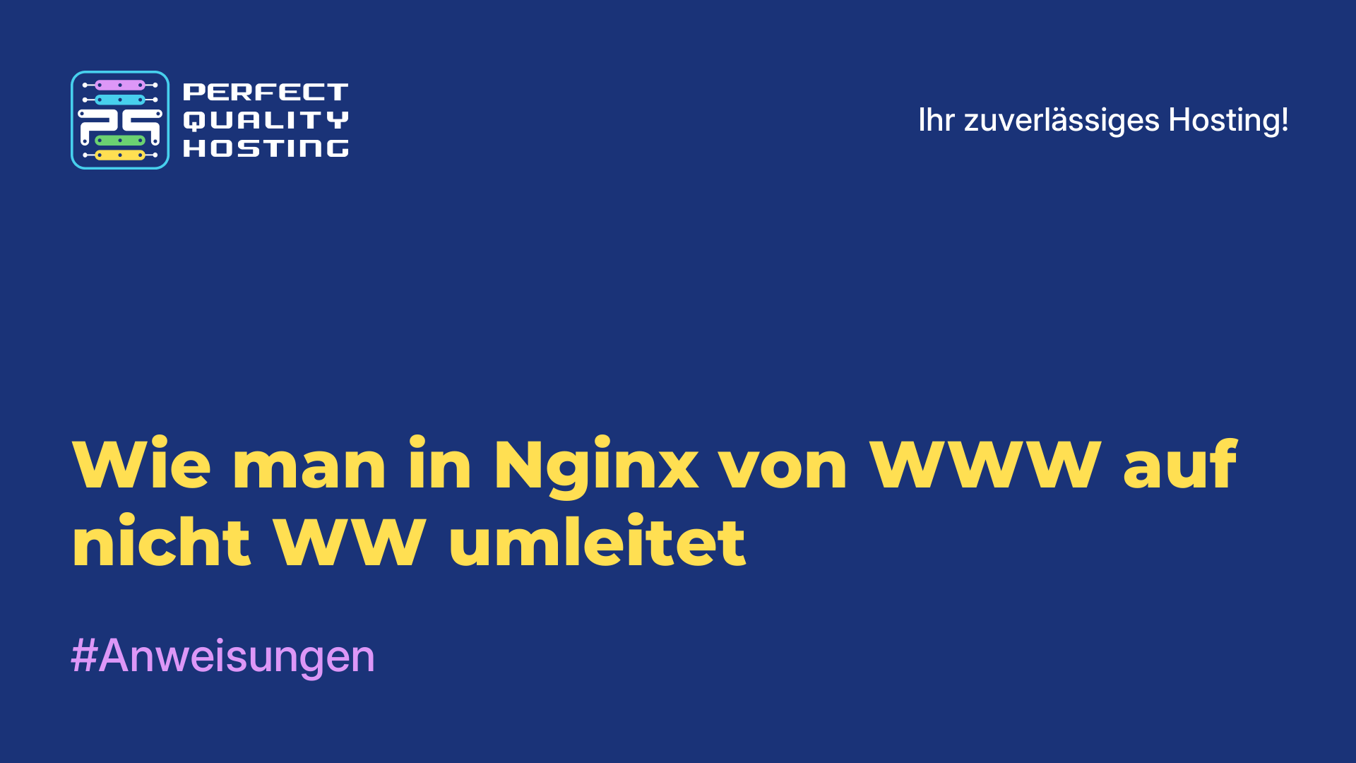 Wie man in Nginx von WWW auf nicht-WW umleitet