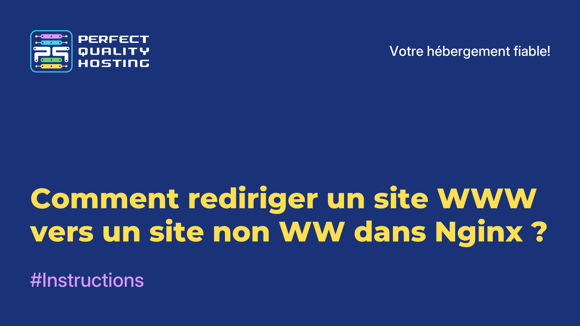 Comment rediriger un site WWW vers un site non-WW dans Nginx ?