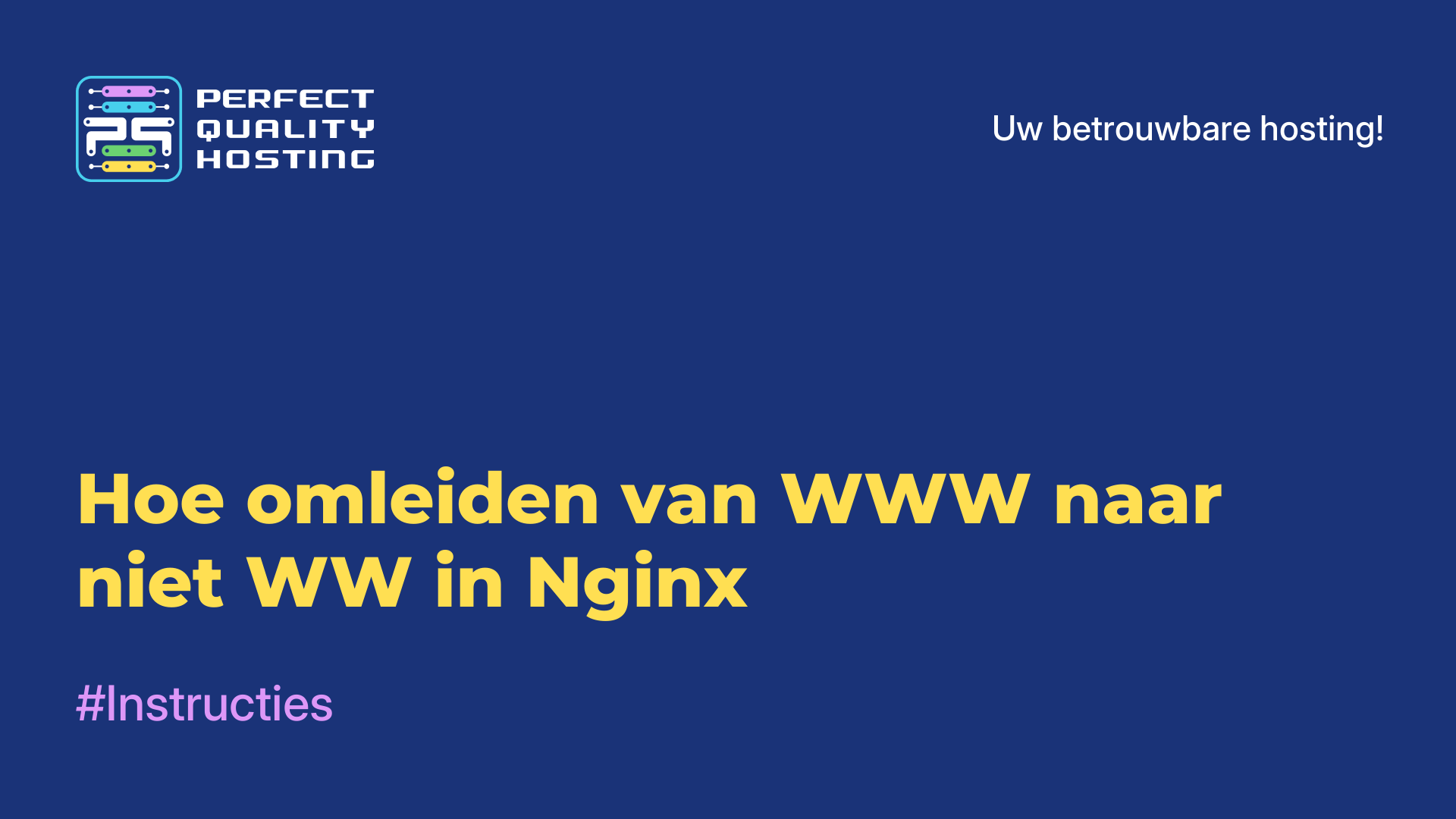 Hoe omleiden van WWW naar niet-WW in Nginx