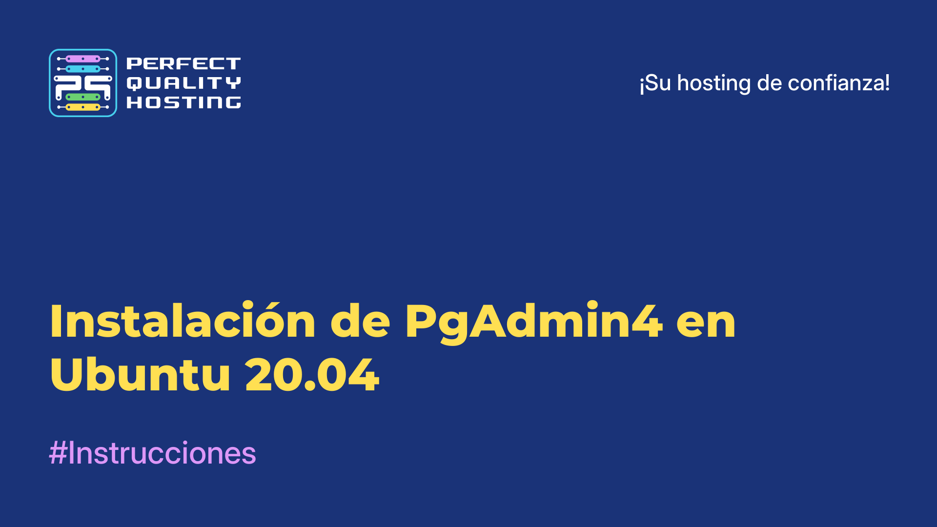 Instalación de PgAdmin4 en Ubuntu 20.04