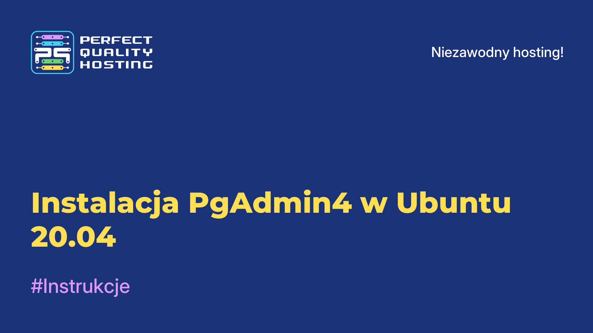 Instalacja PgAdmin4 w Ubuntu 20.04