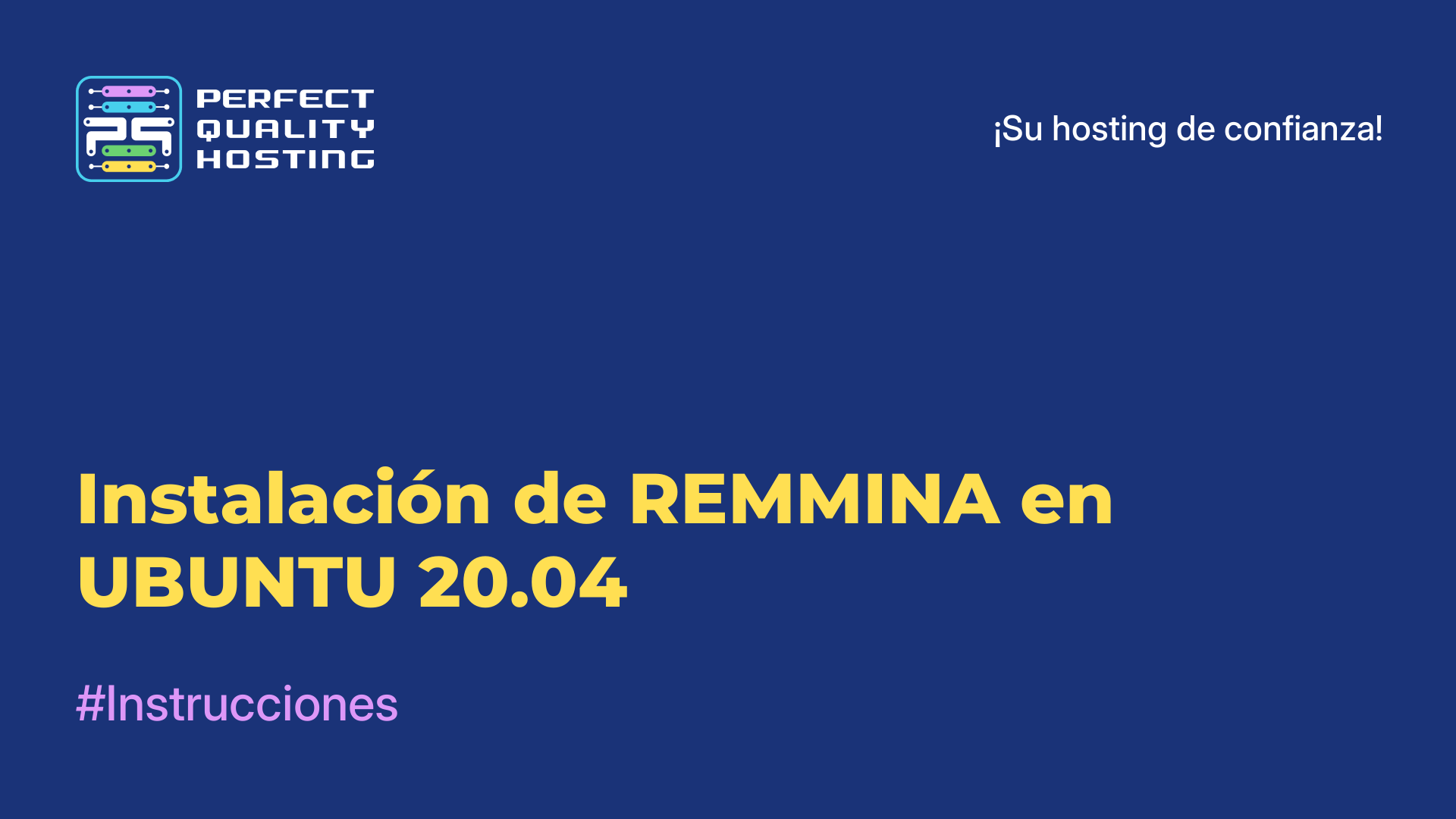 Instalación de REMMINA en UBUNTU 20.04