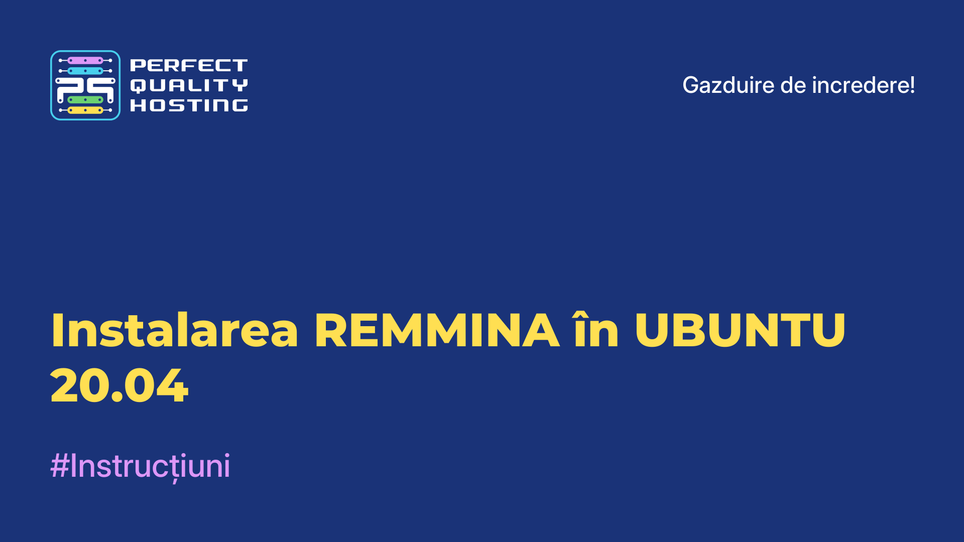 Instalarea REMMINA în UBUNTU 20.04