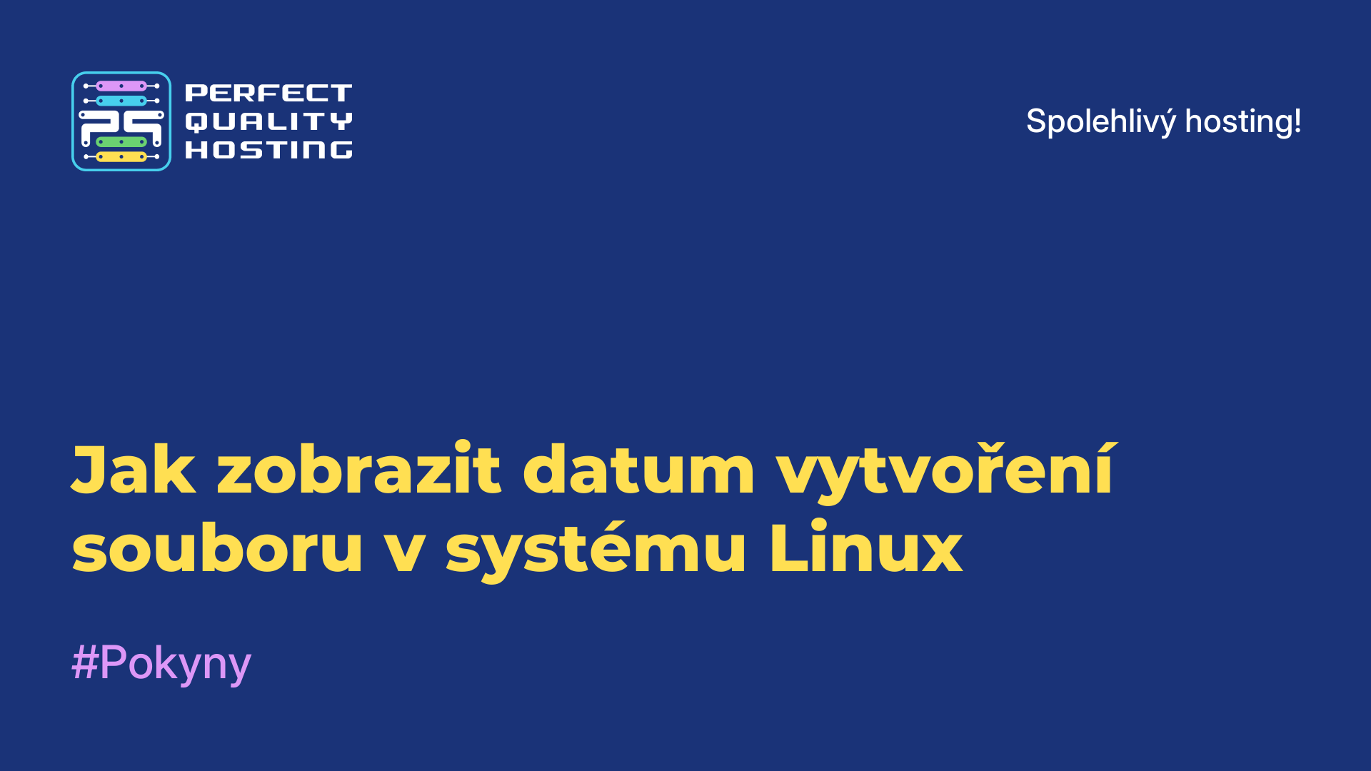 Jak zobrazit datum vytvoření souboru v systému Linux