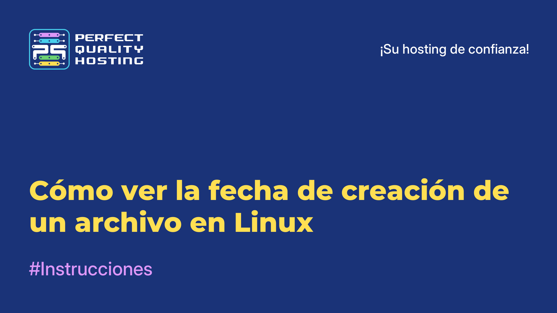 Cómo ver la fecha de creación de un archivo en Linux