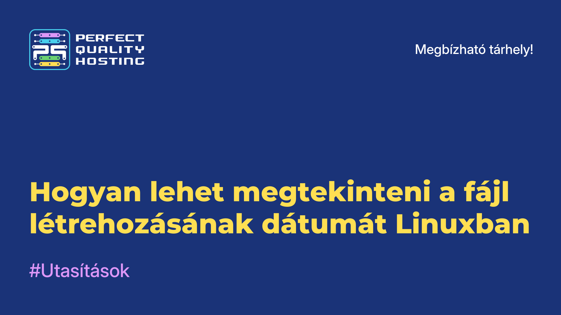 Hogyan lehet megtekinteni a fájl létrehozásának dátumát Linuxban