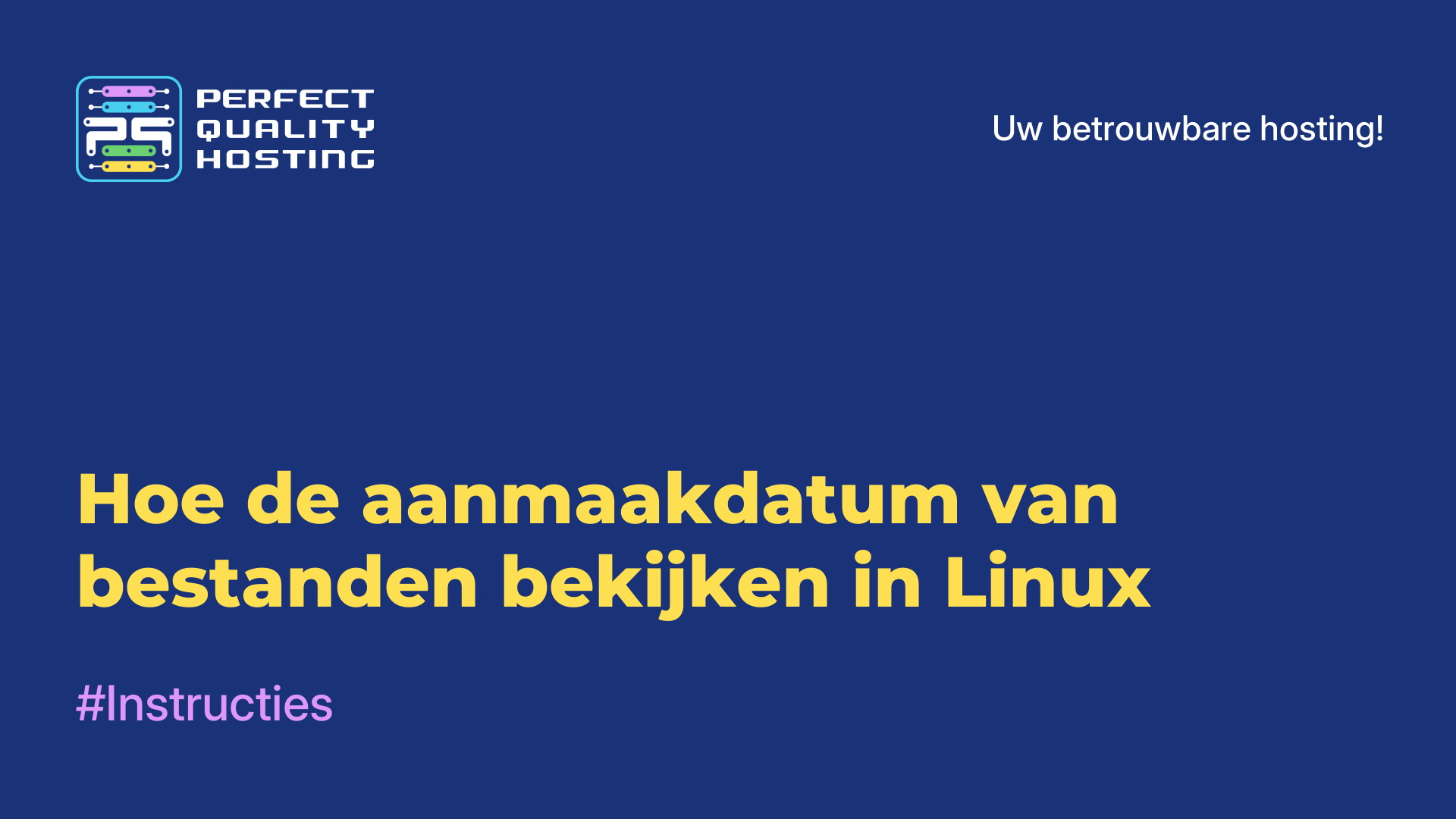 Hoe de aanmaakdatum van bestanden bekijken in Linux