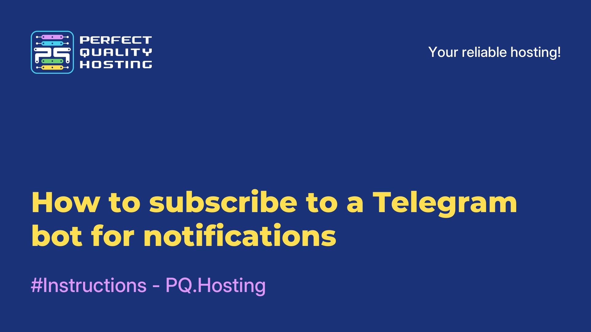 How to subscribe to a Telegram bot for notifications