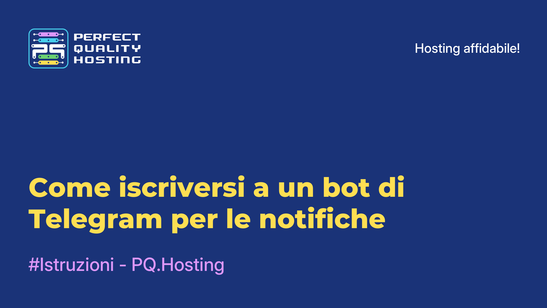 Come iscriversi a un bot di Telegram per le notifiche