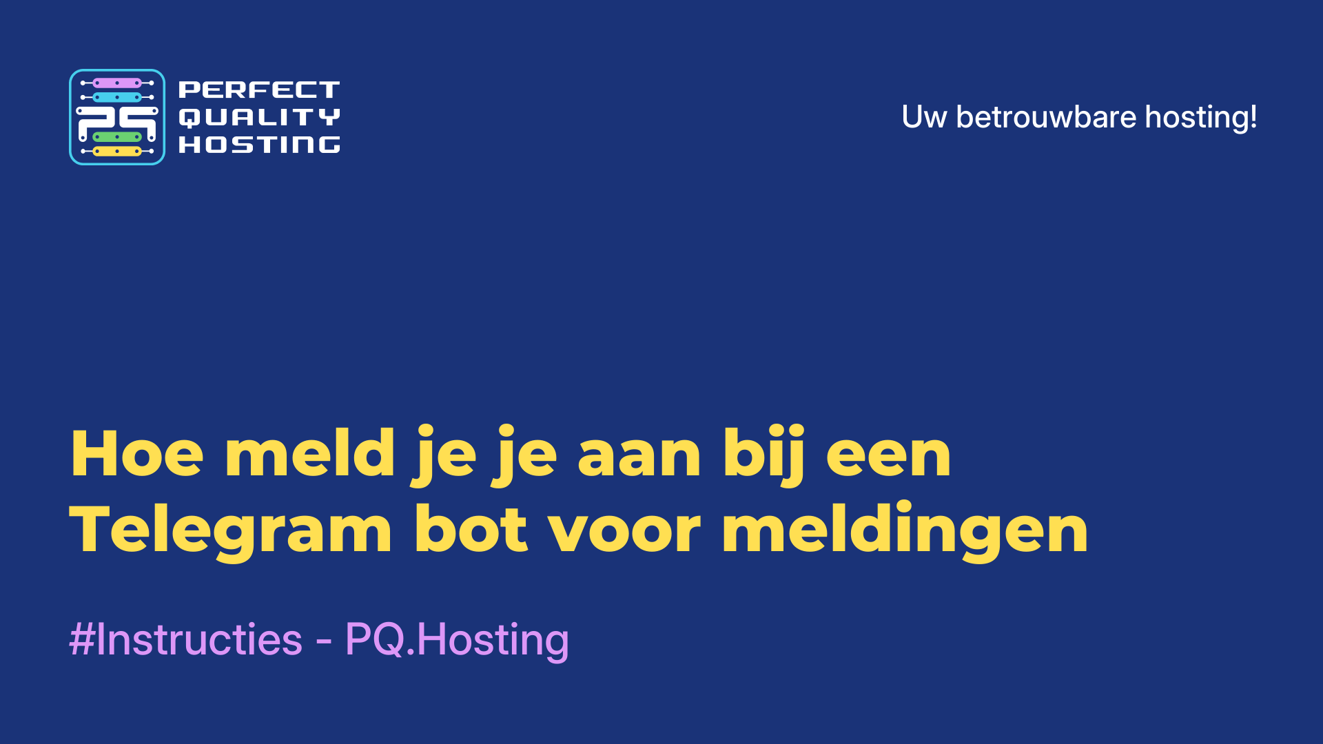 Hoe meld je je aan bij een Telegram-bot voor meldingen