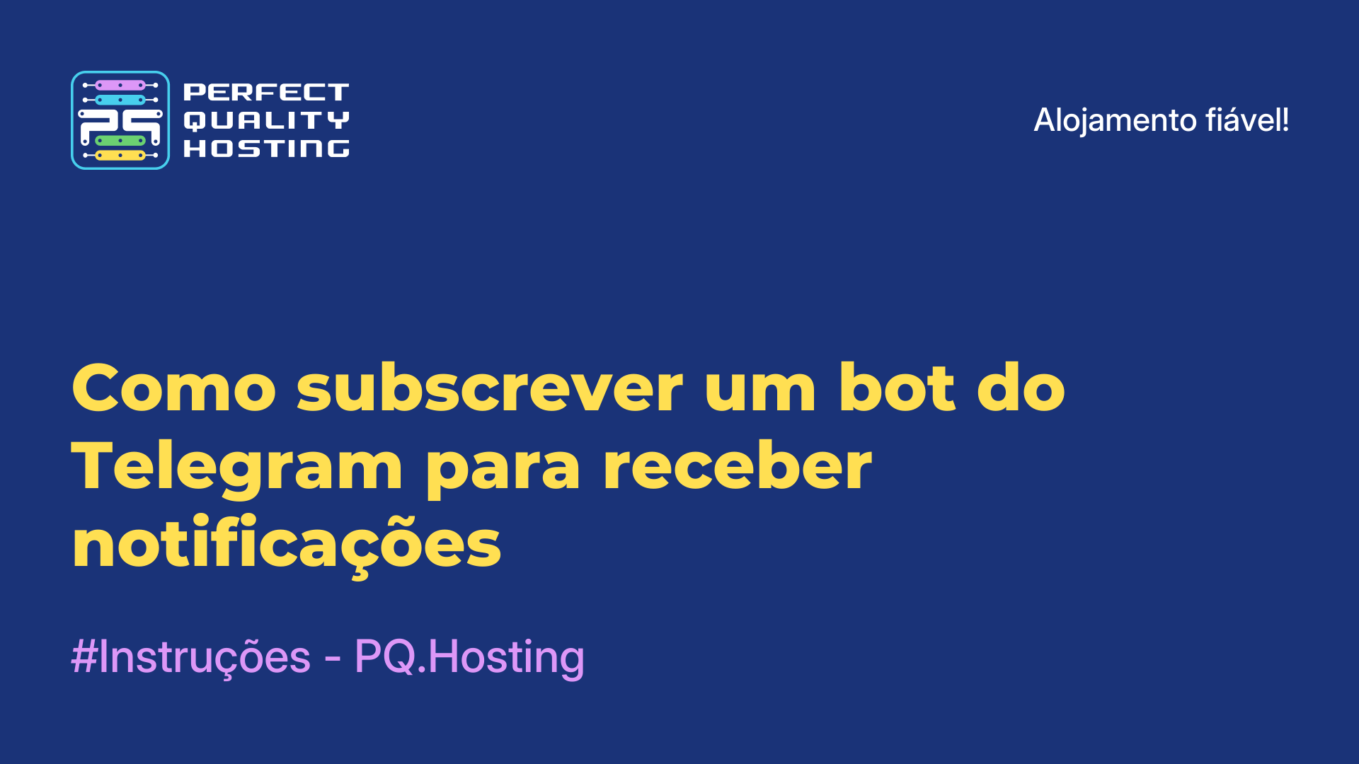 Como subscrever um bot do Telegram para receber notificações