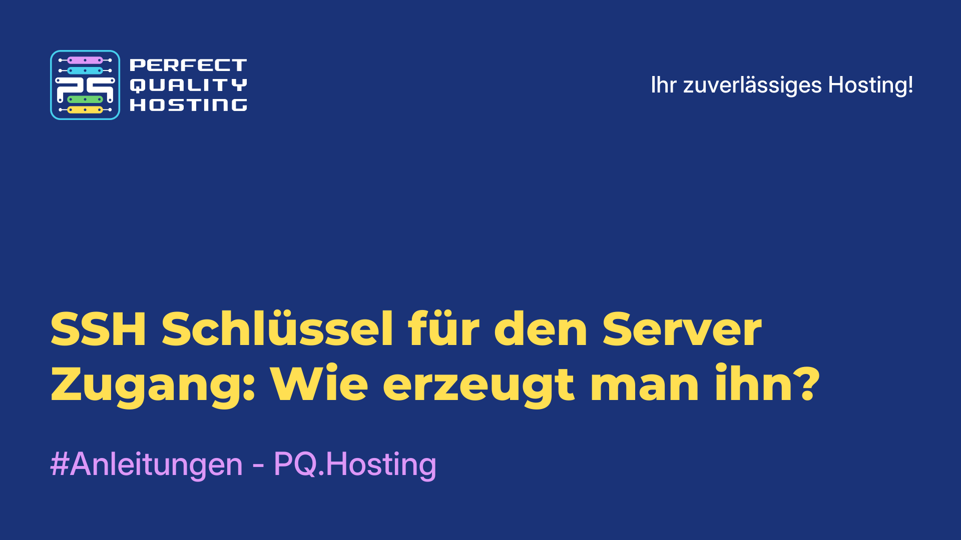 SSH-Schlüssel für den Server-Zugang: Wie erzeugt man ihn?