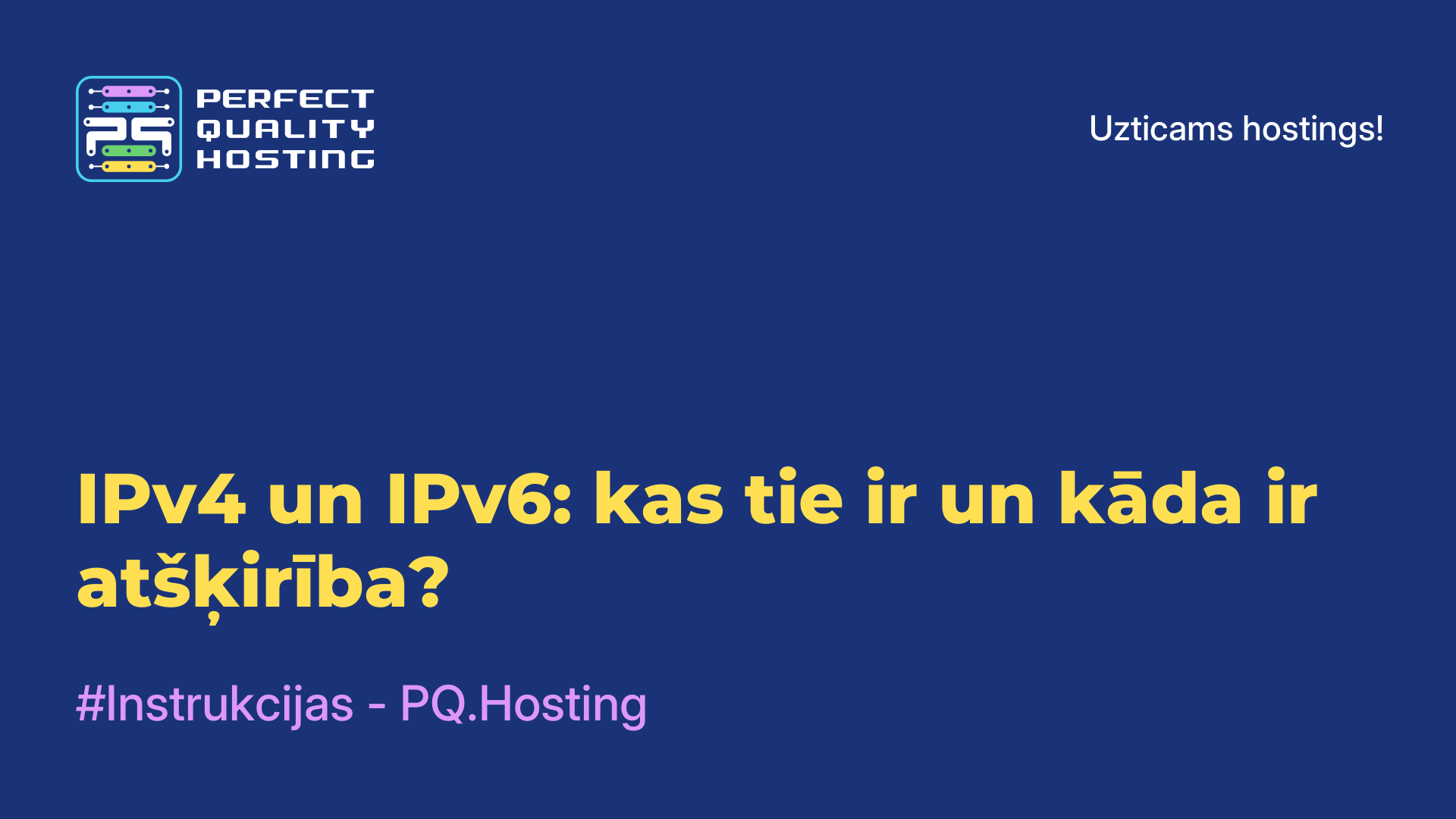 IPv4 un IPv6: kas tie ir un kāda ir atšķirība?