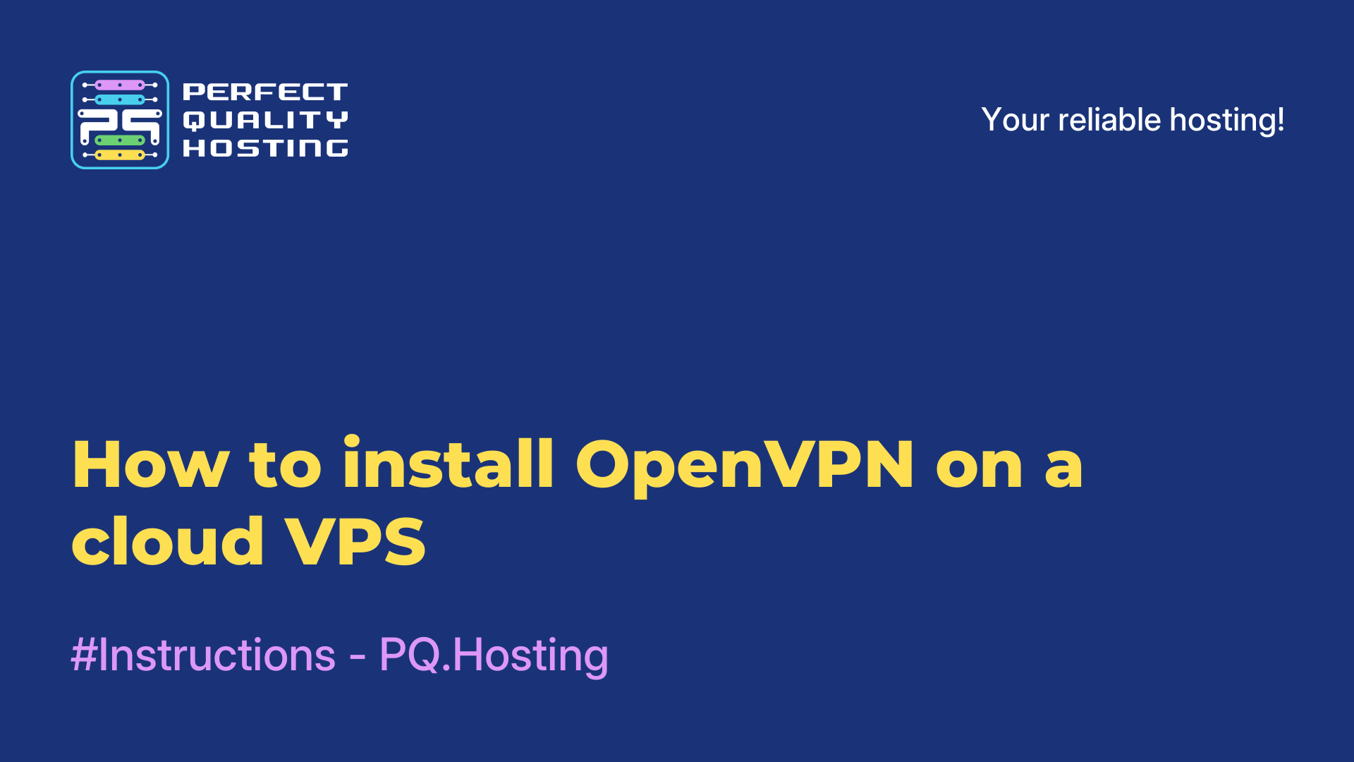 How to install OpenVPN on a cloud VPS