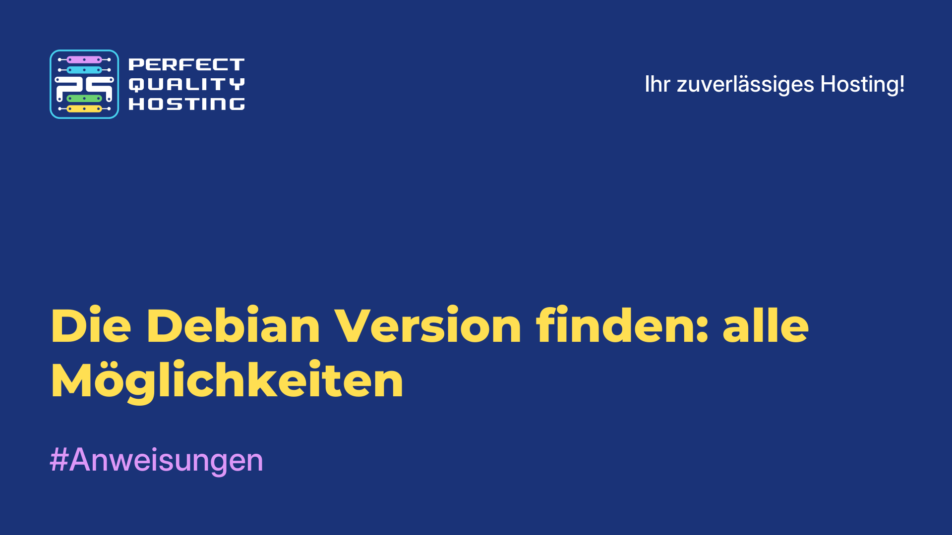 Die Debian-Version finden: alle Möglichkeiten