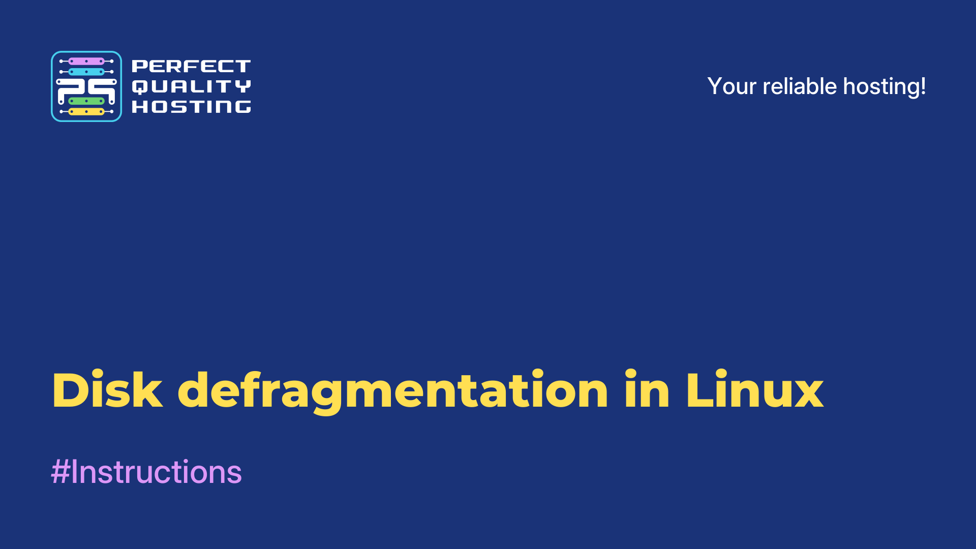 Disk defragmentation in Linux