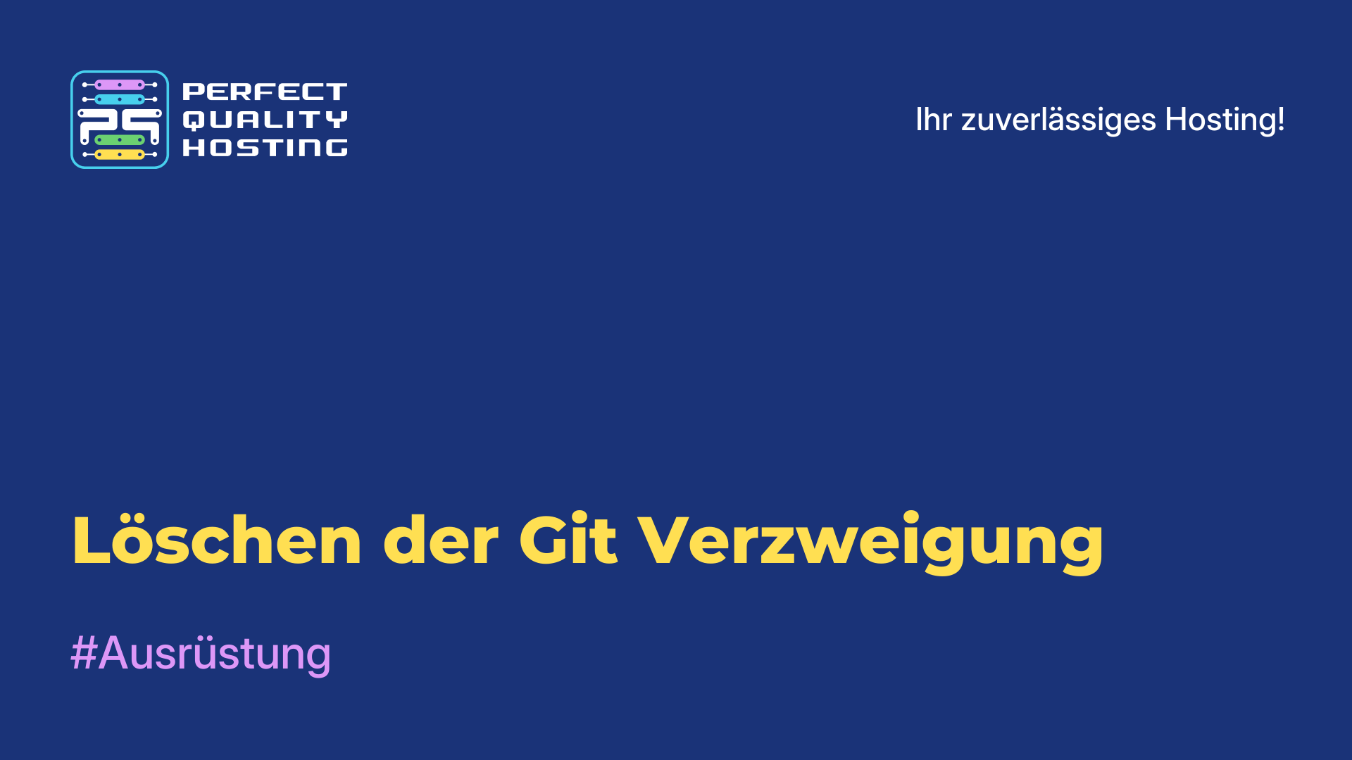 Löschen der Git-Verzweigung