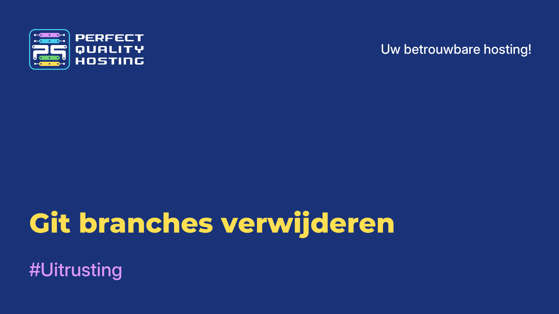 Git branches verwijderen