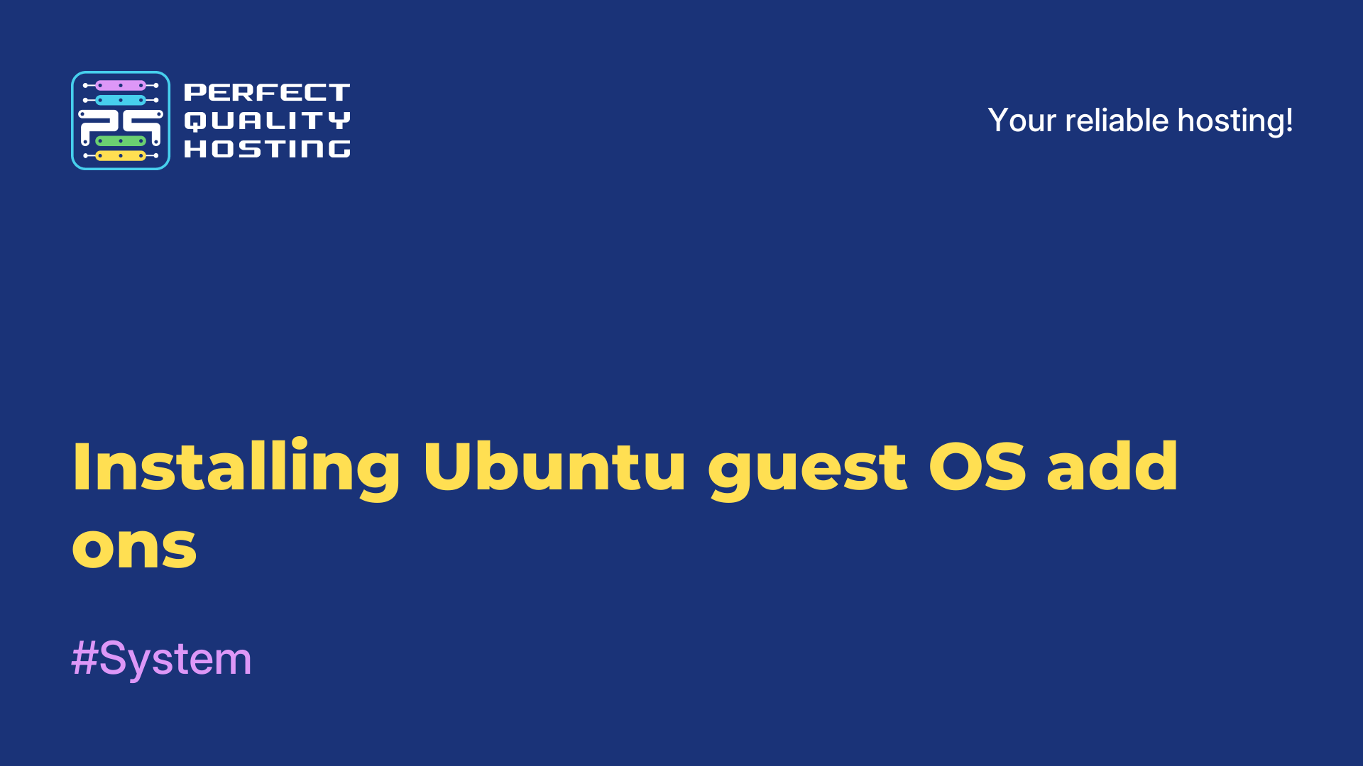 Installing Ubuntu guest OS add-ons