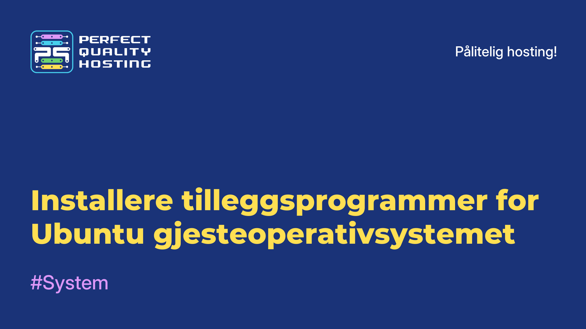 Installere tilleggsprogrammer for Ubuntu-gjesteoperativsystemet