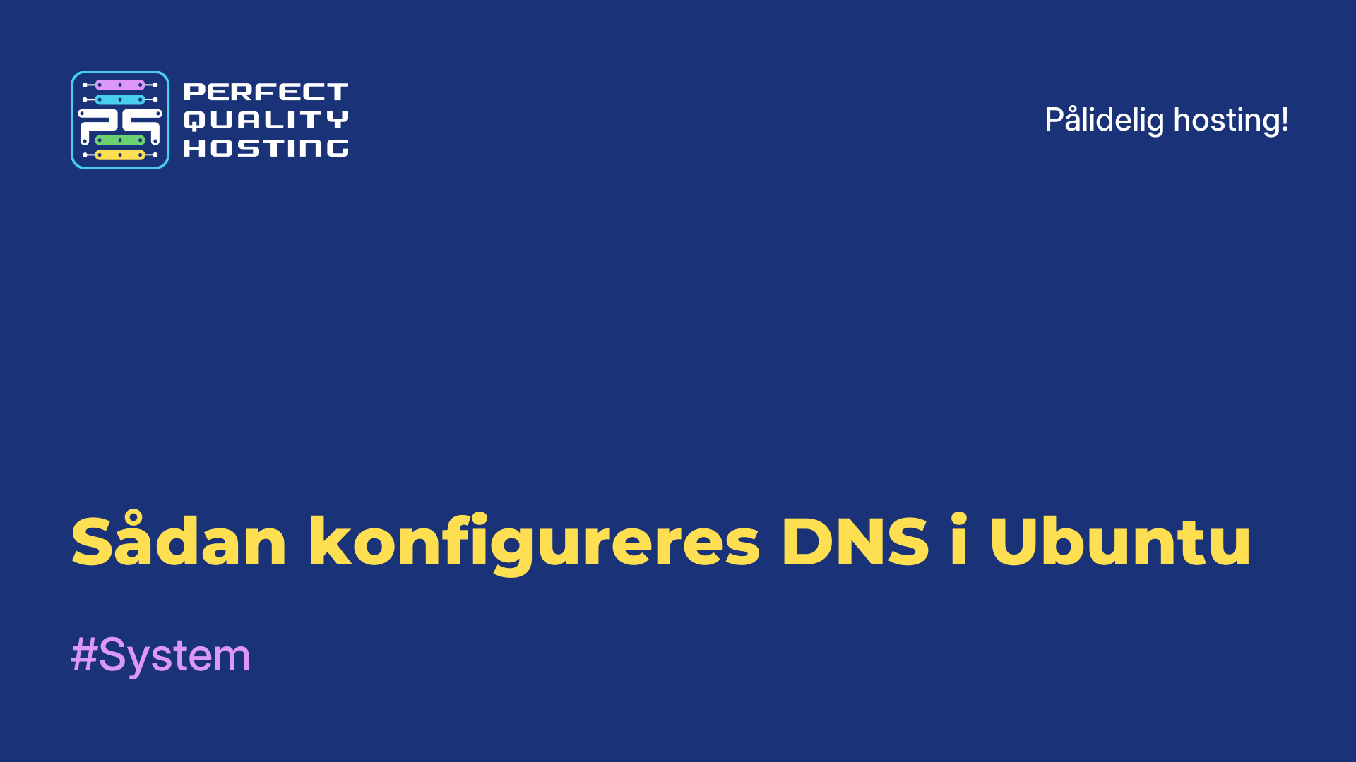 Sådan konfigureres DNS i Ubuntu