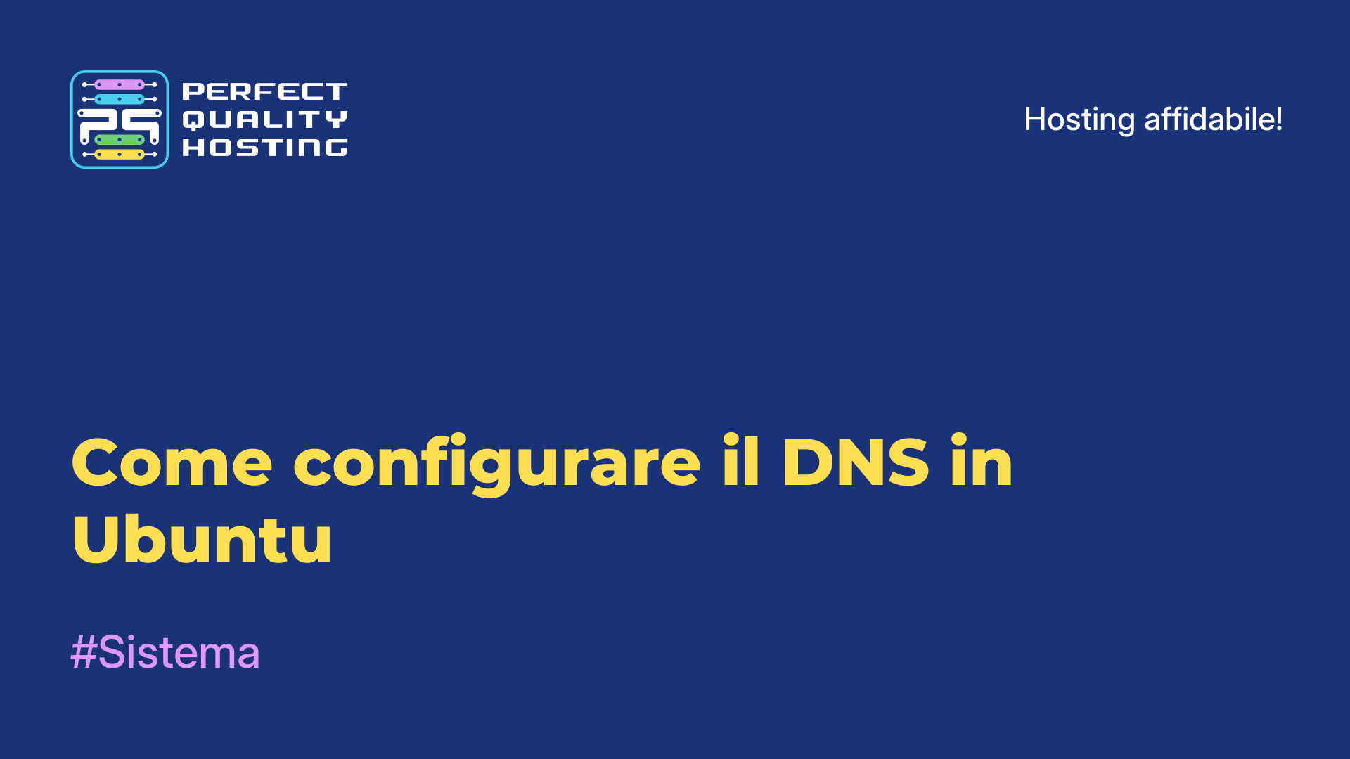 Come configurare il DNS in Ubuntu