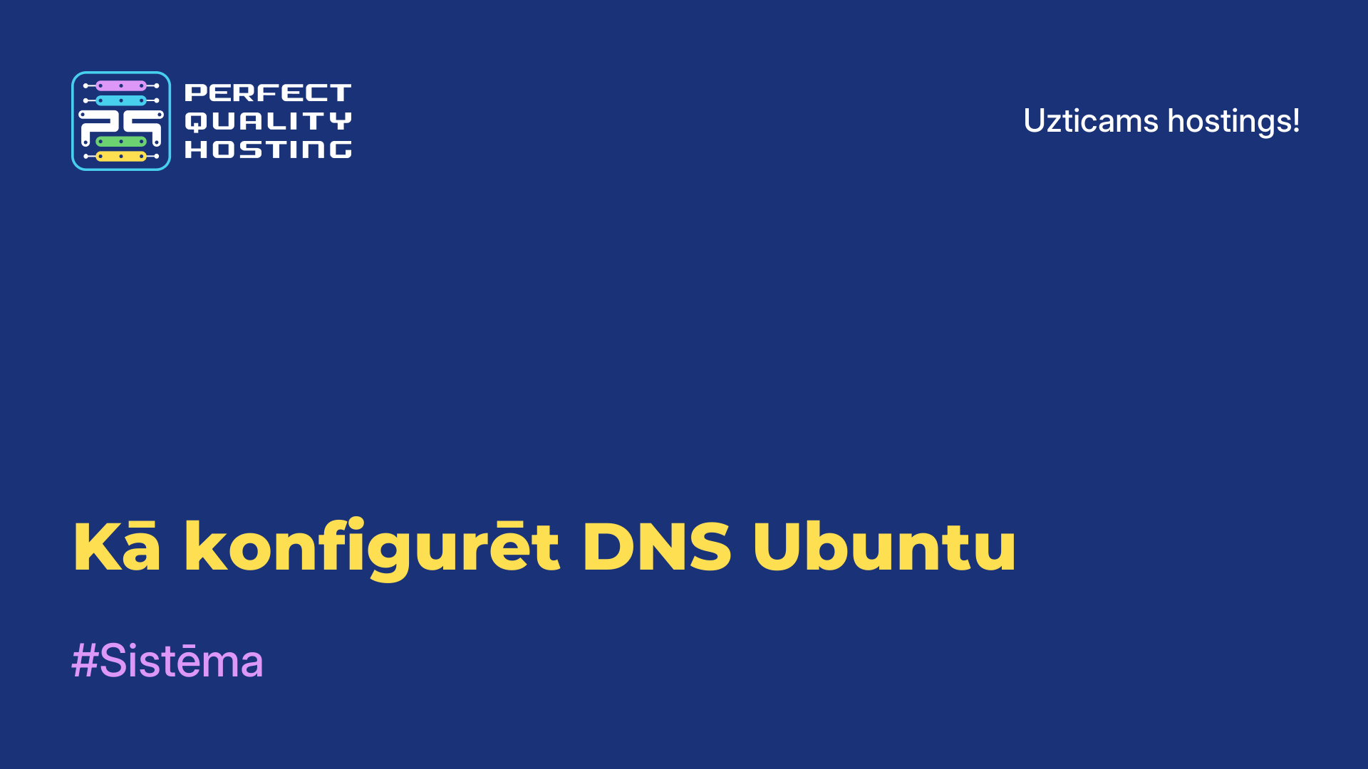 Kā konfigurēt DNS Ubuntu