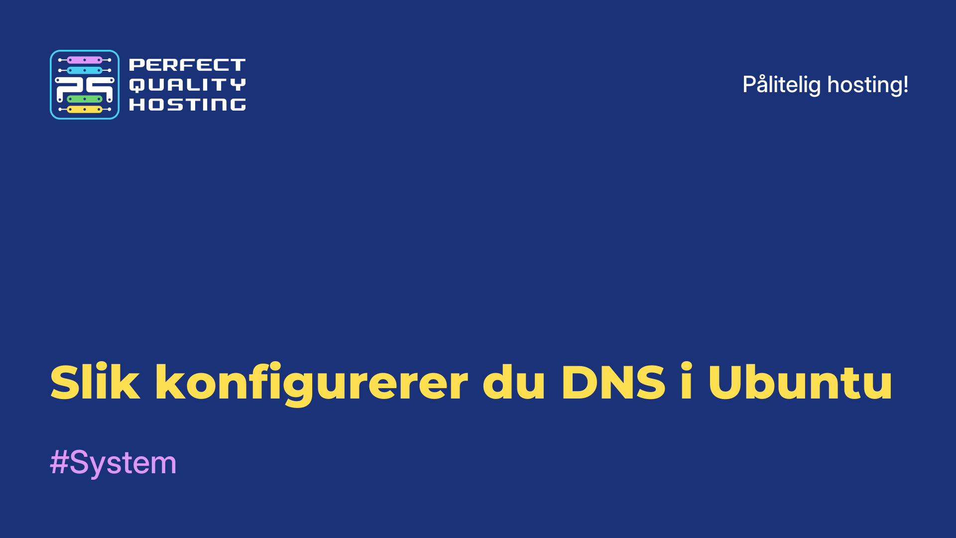 Slik konfigurerer du DNS i Ubuntu