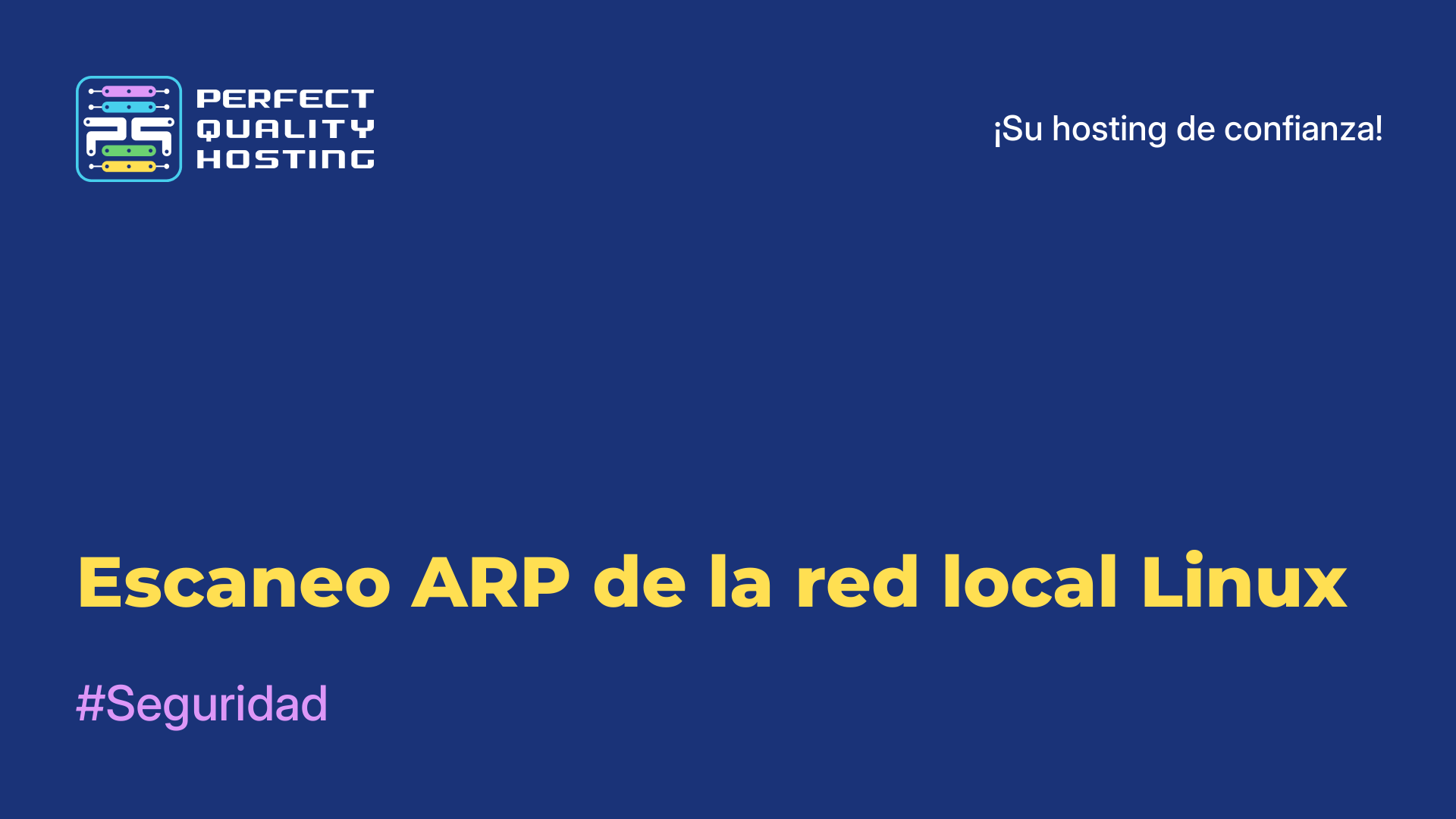 Escaneo ARP de la red local Linux