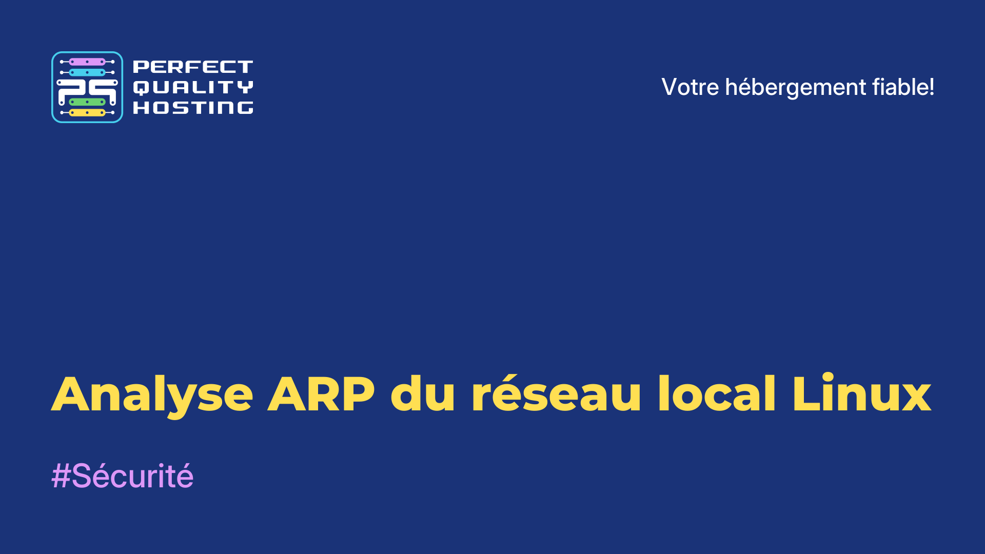 Analyse ARP du réseau local Linux