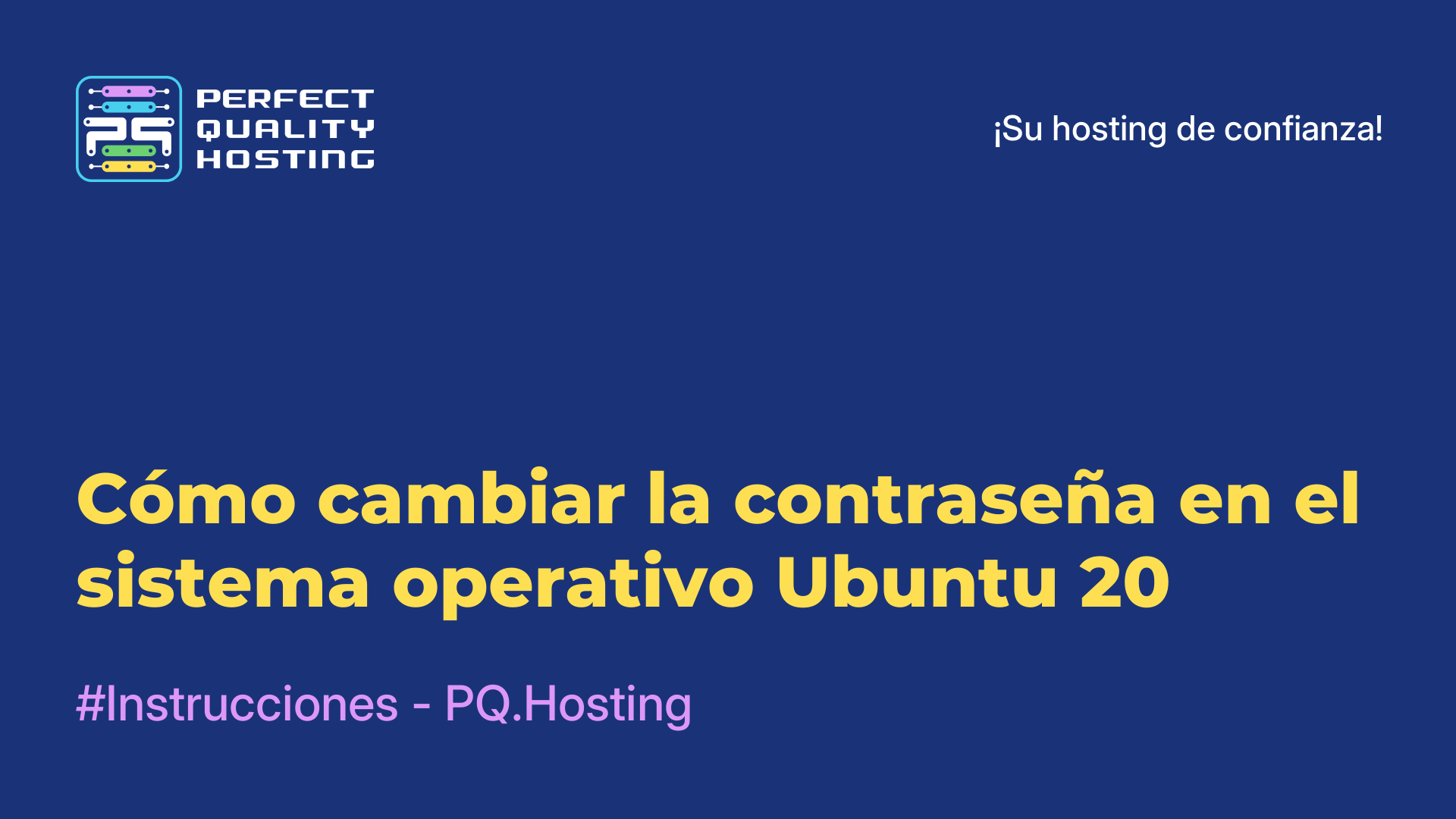 Cómo cambiar la contraseña en el sistema operativo Ubuntu 20