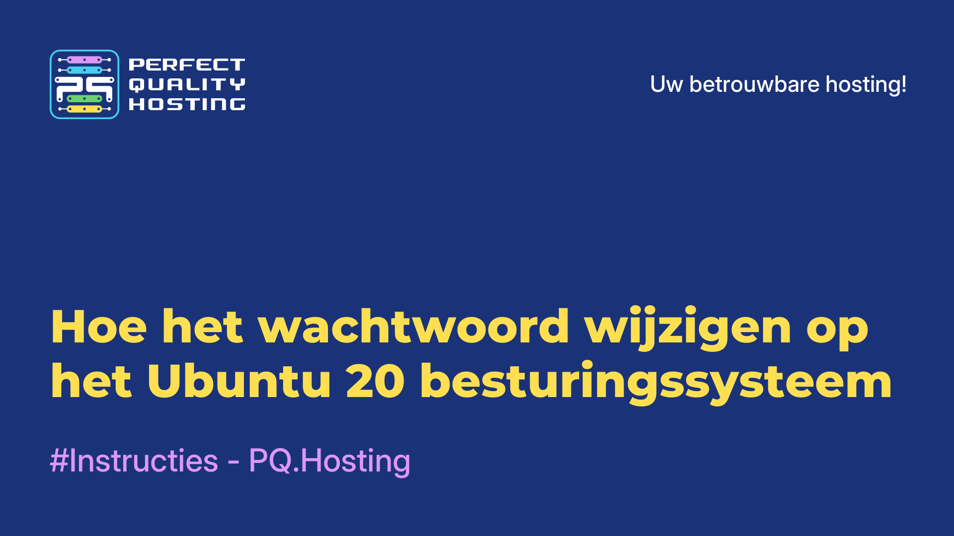 Hoe het wachtwoord wijzigen op het Ubuntu 20 besturingssysteem