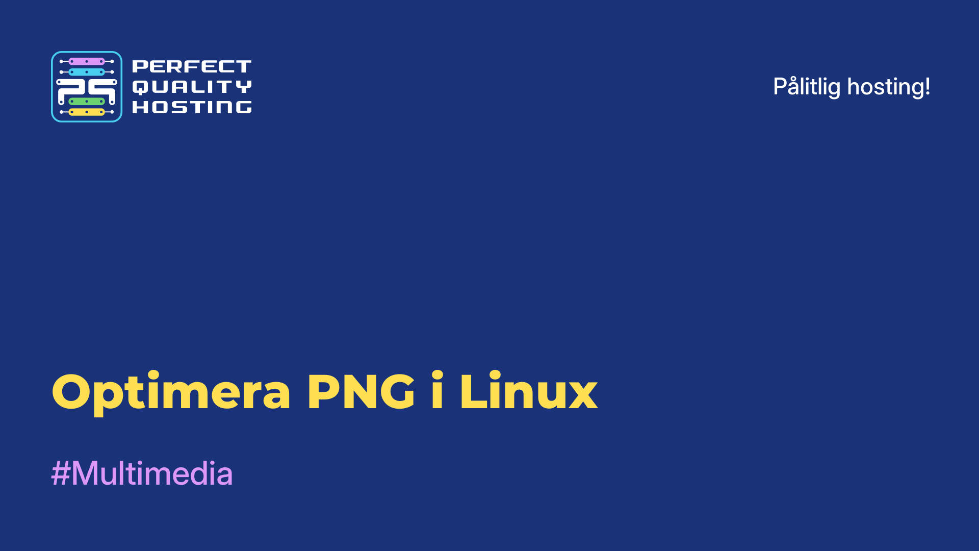 Optimera PNG i Linux