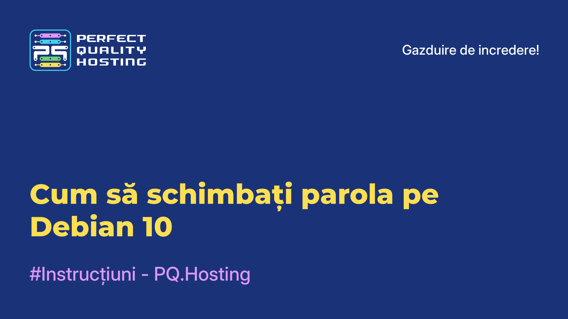 Cum să schimbați parola pe Debian 10