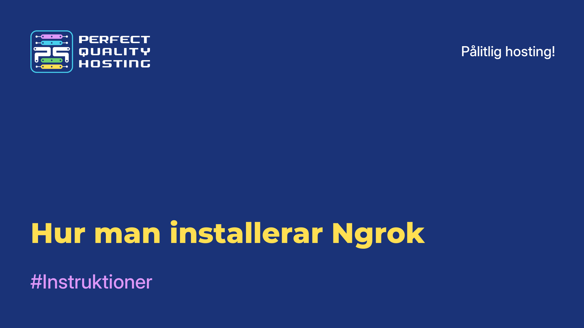 Hur man installerar Ngrok