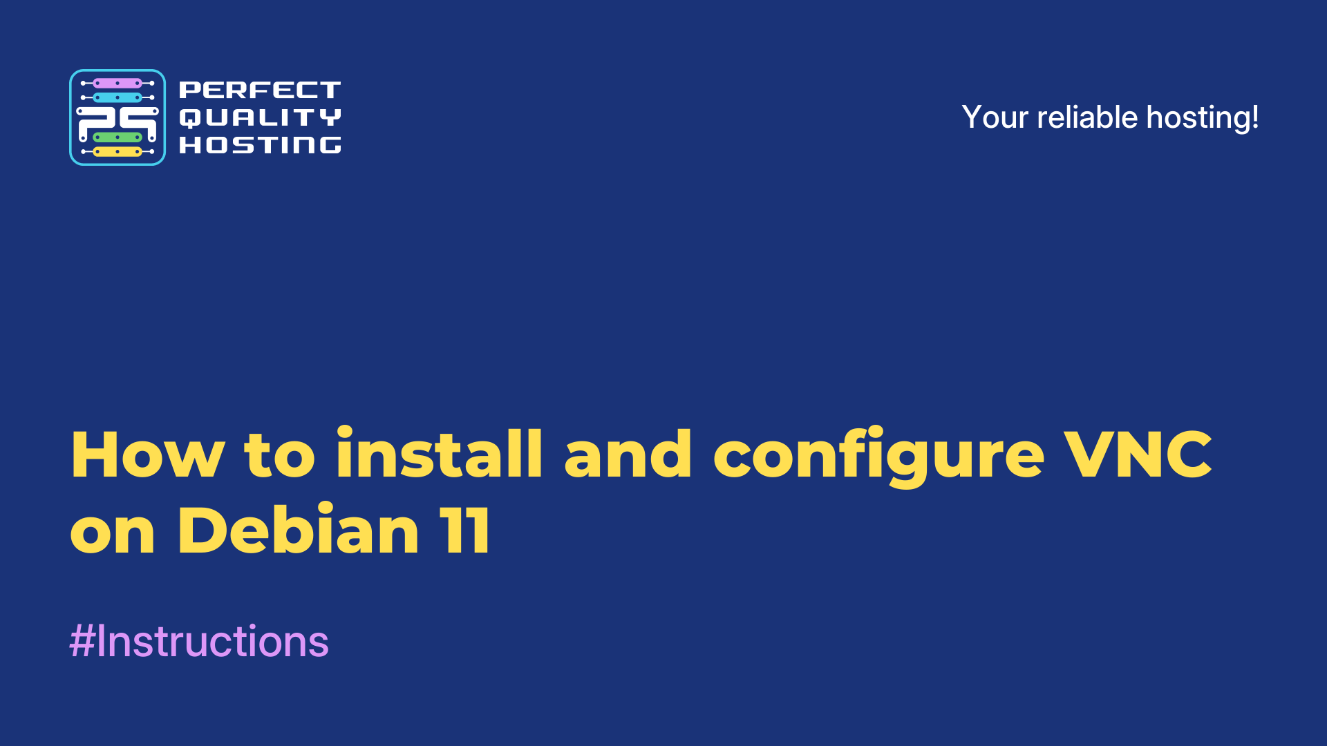 How to install and configure VNC on Debian 11