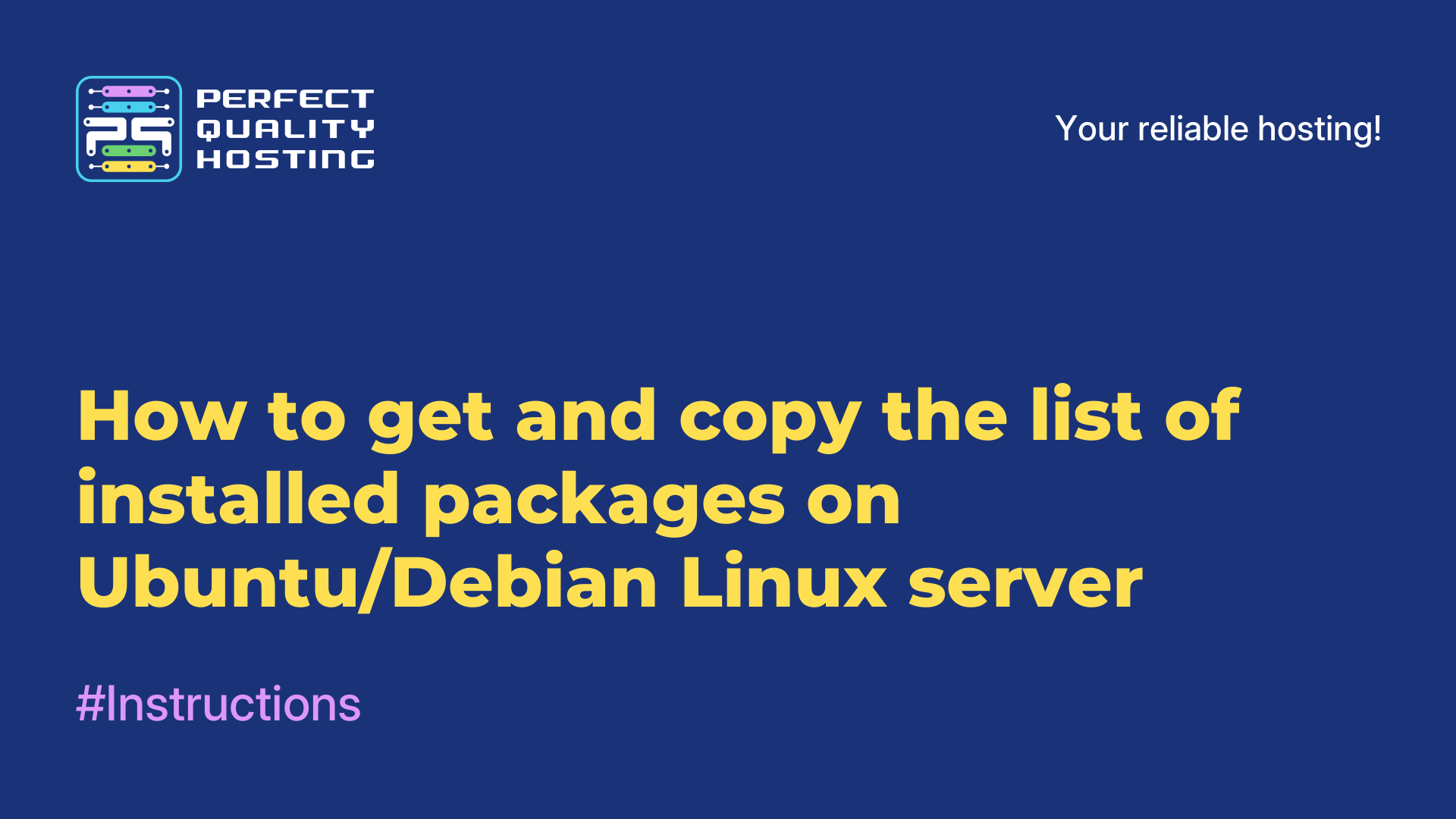 How to get and copy the list of installed packages on Ubuntu/Debian Linux server